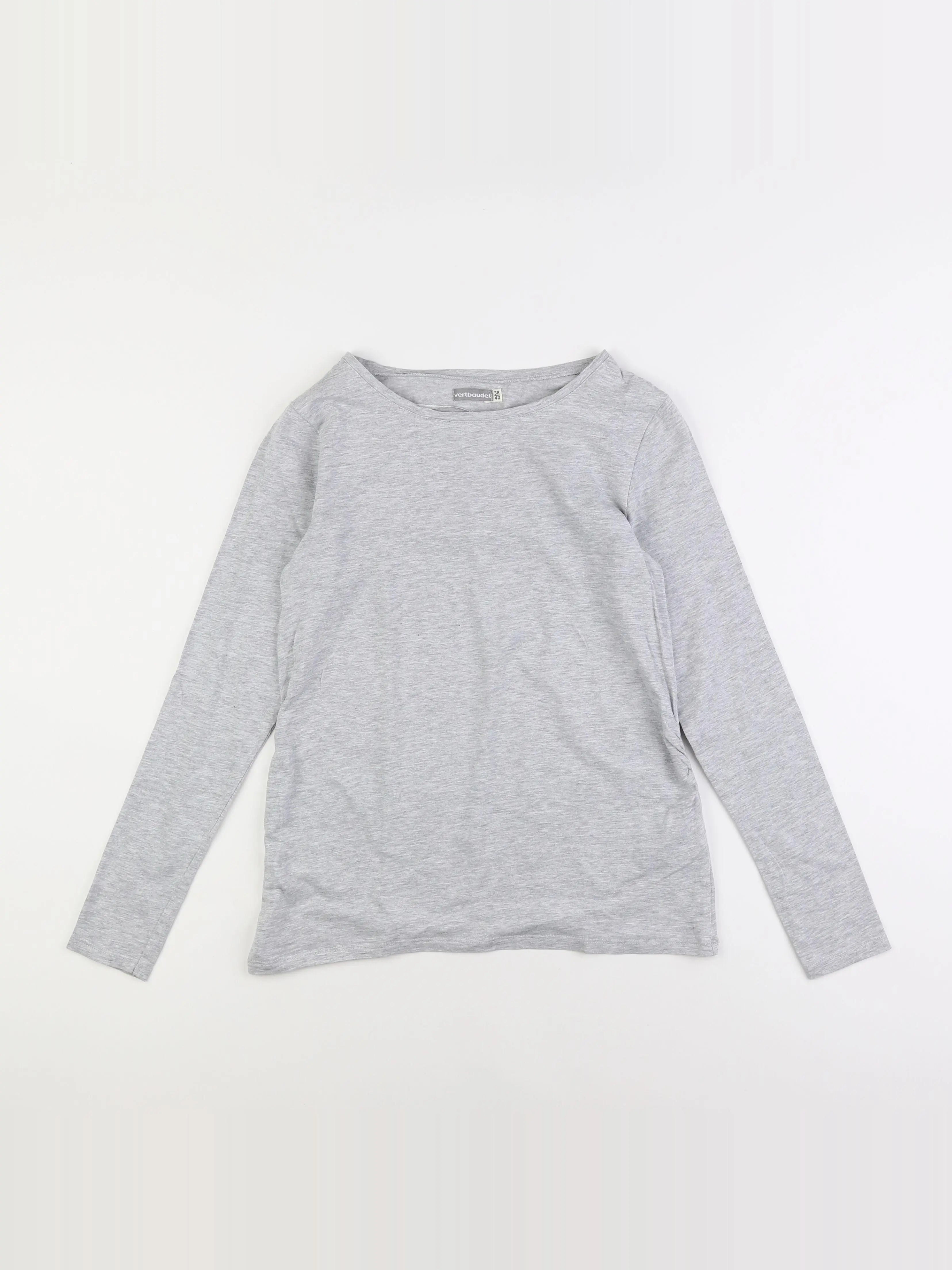 Vertbaudet - tee-shirt grossesse gris - 38 à 40