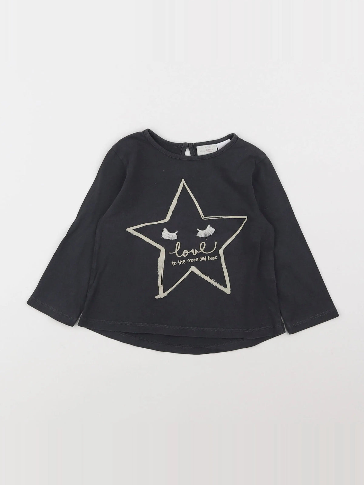 Zara - tee-shirt gris - 18 mois
