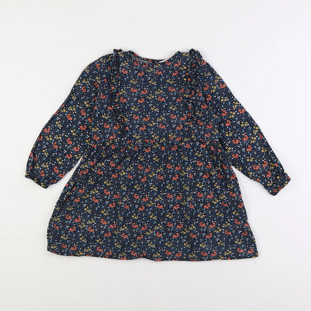 Vertbaudet - robe bleu - 7 ans