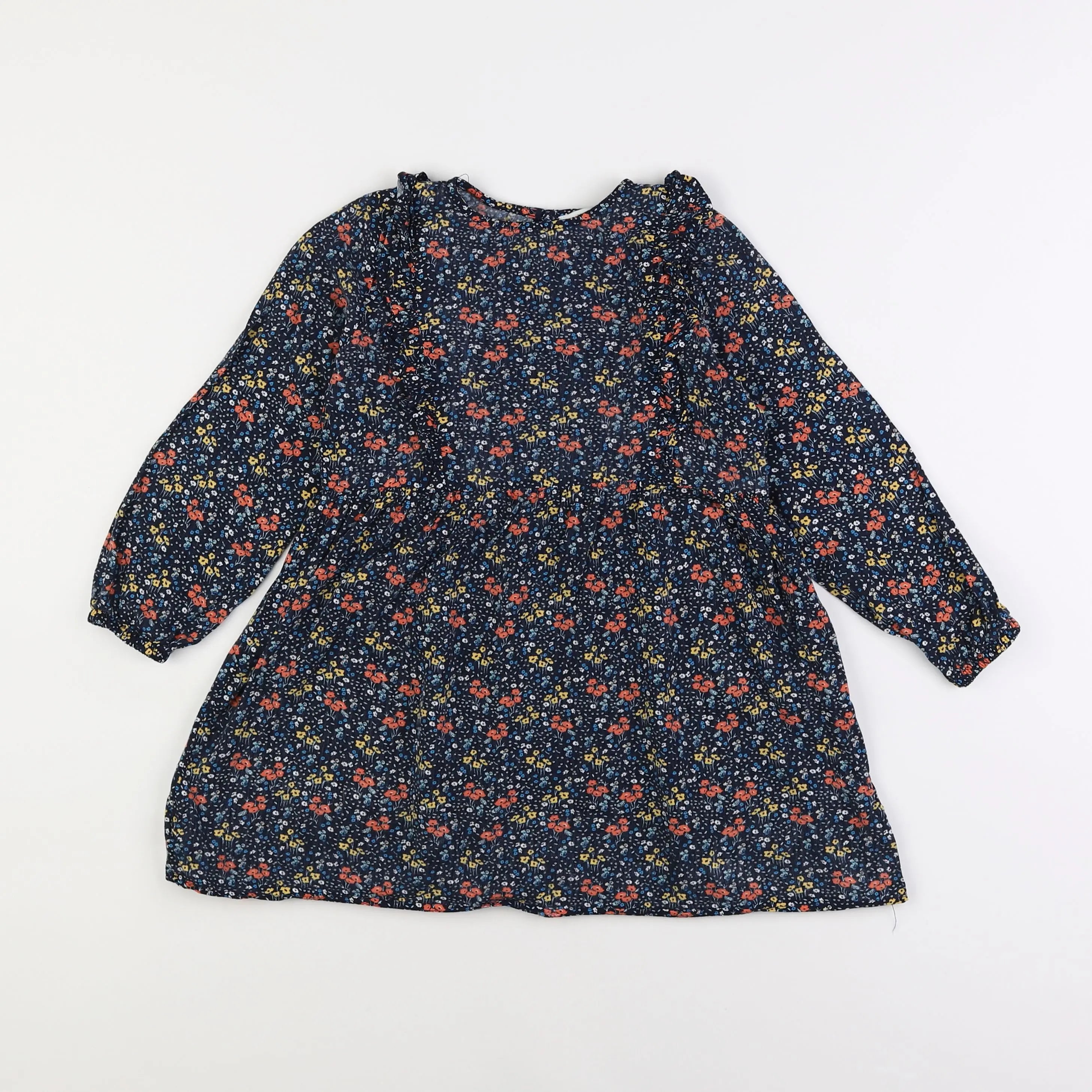 Vertbaudet - robe bleu - 7 ans