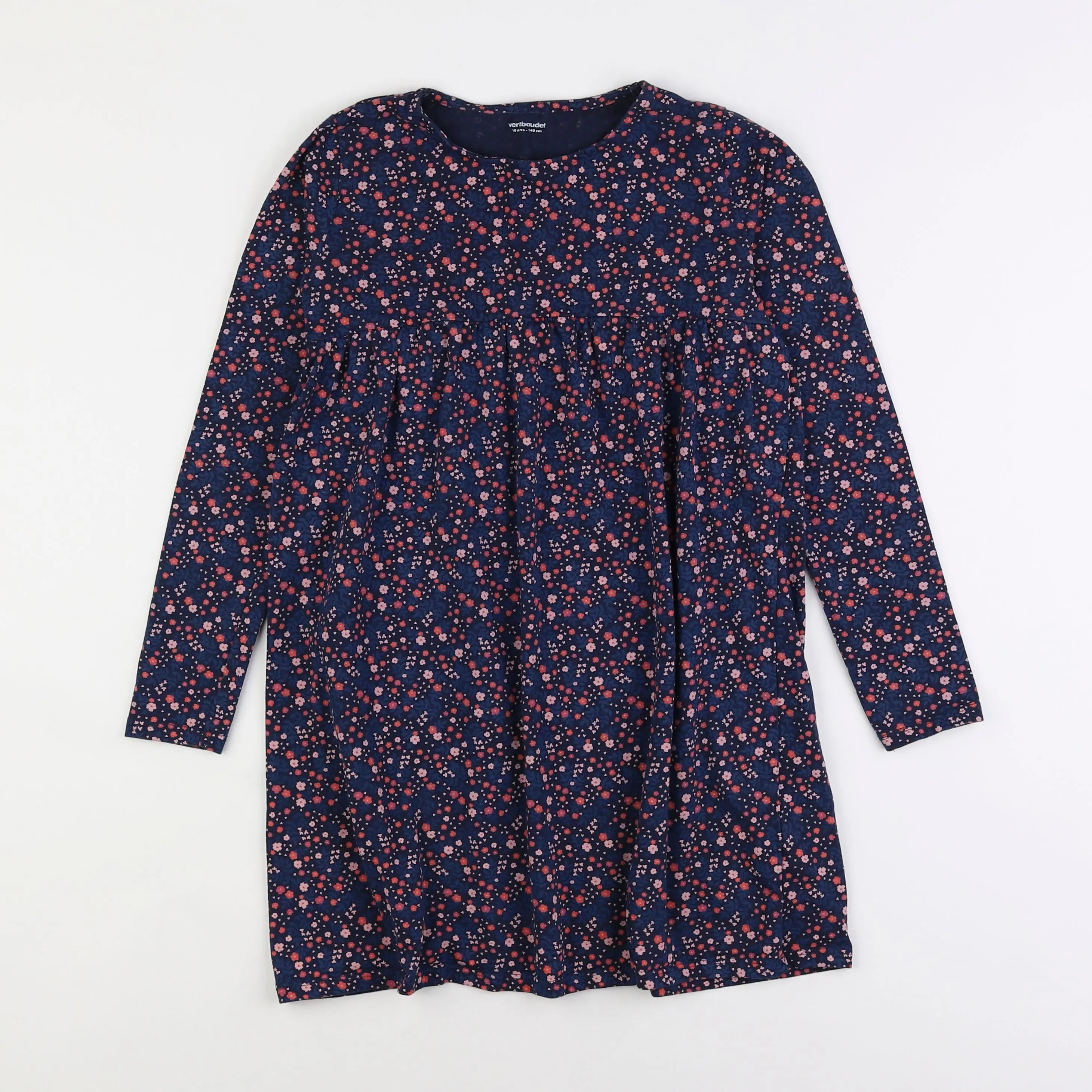Vertbaudet - robe bleu - 10 ans