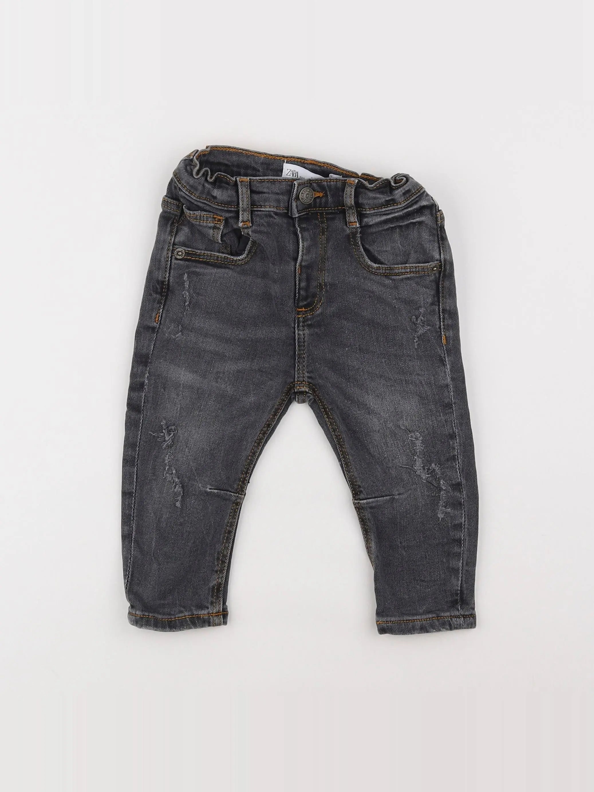 Zara - jean gris - 12/18 mois