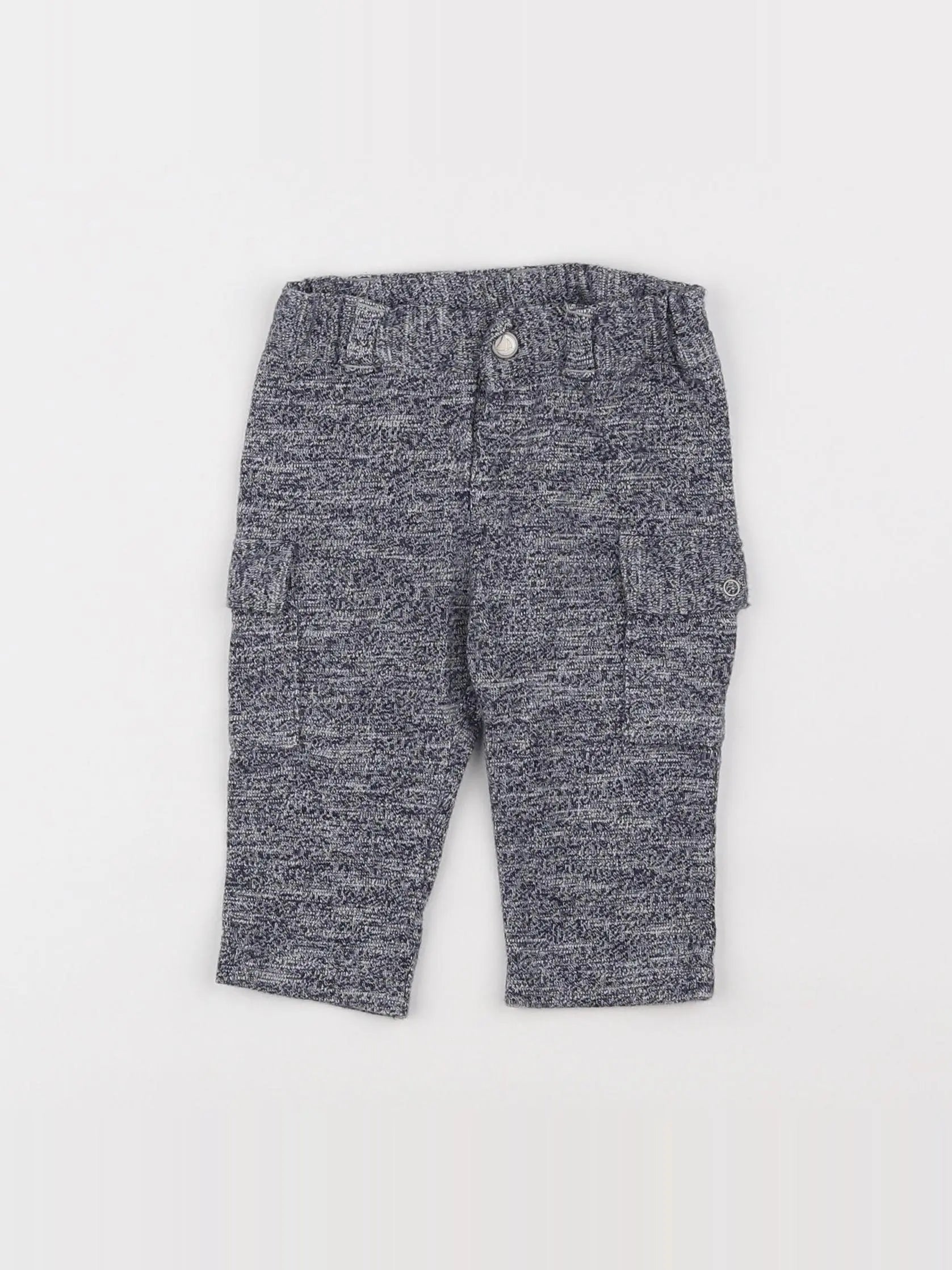 Petit Bateau - pantalon bleu - 3 mois