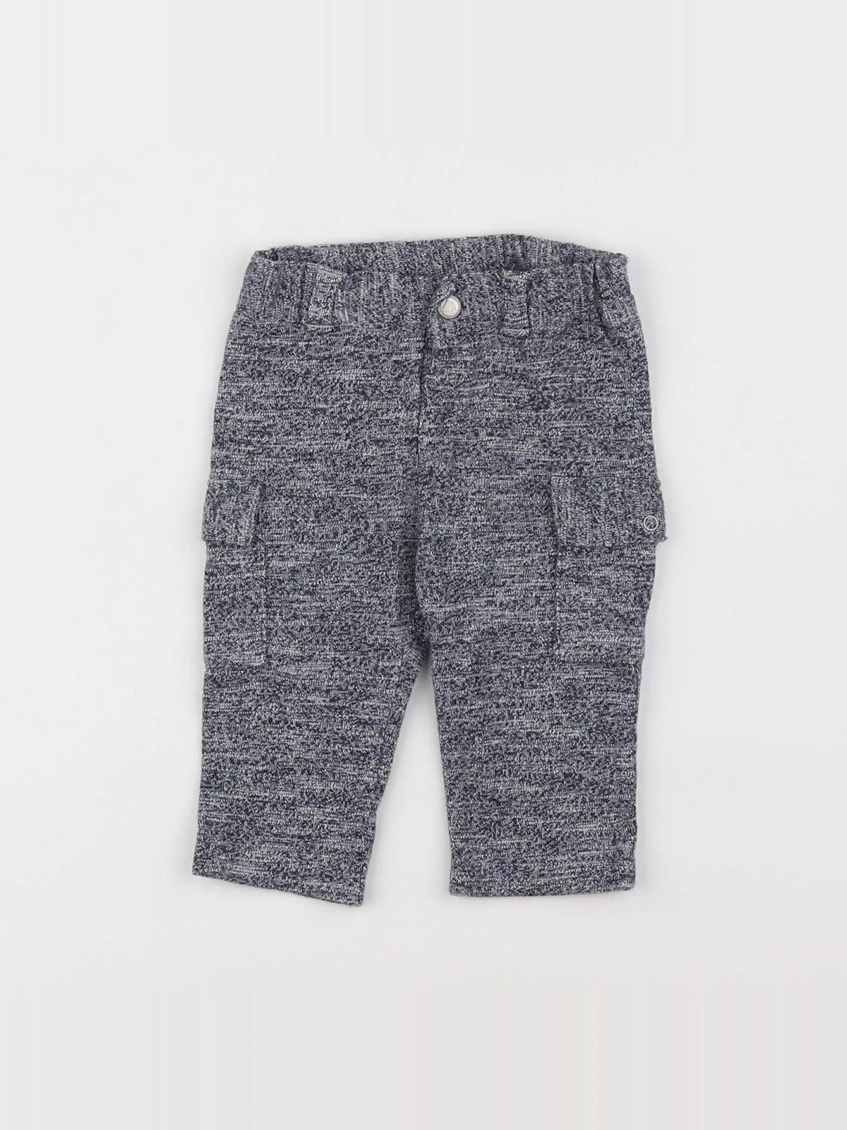 Petit Bateau - pantalon bleu - 3 mois