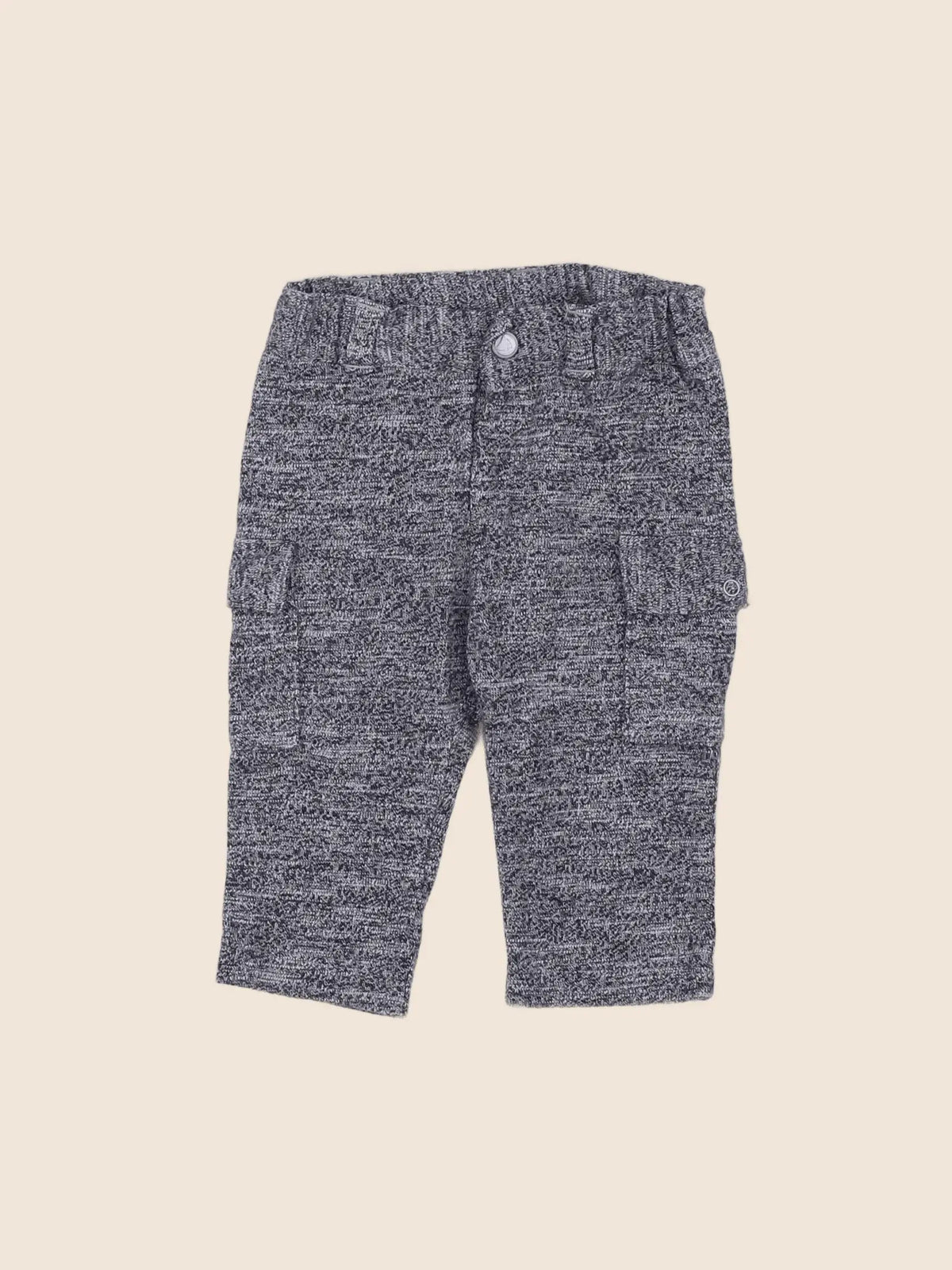 Petit Bateau - pantalon bleu - 3 mois