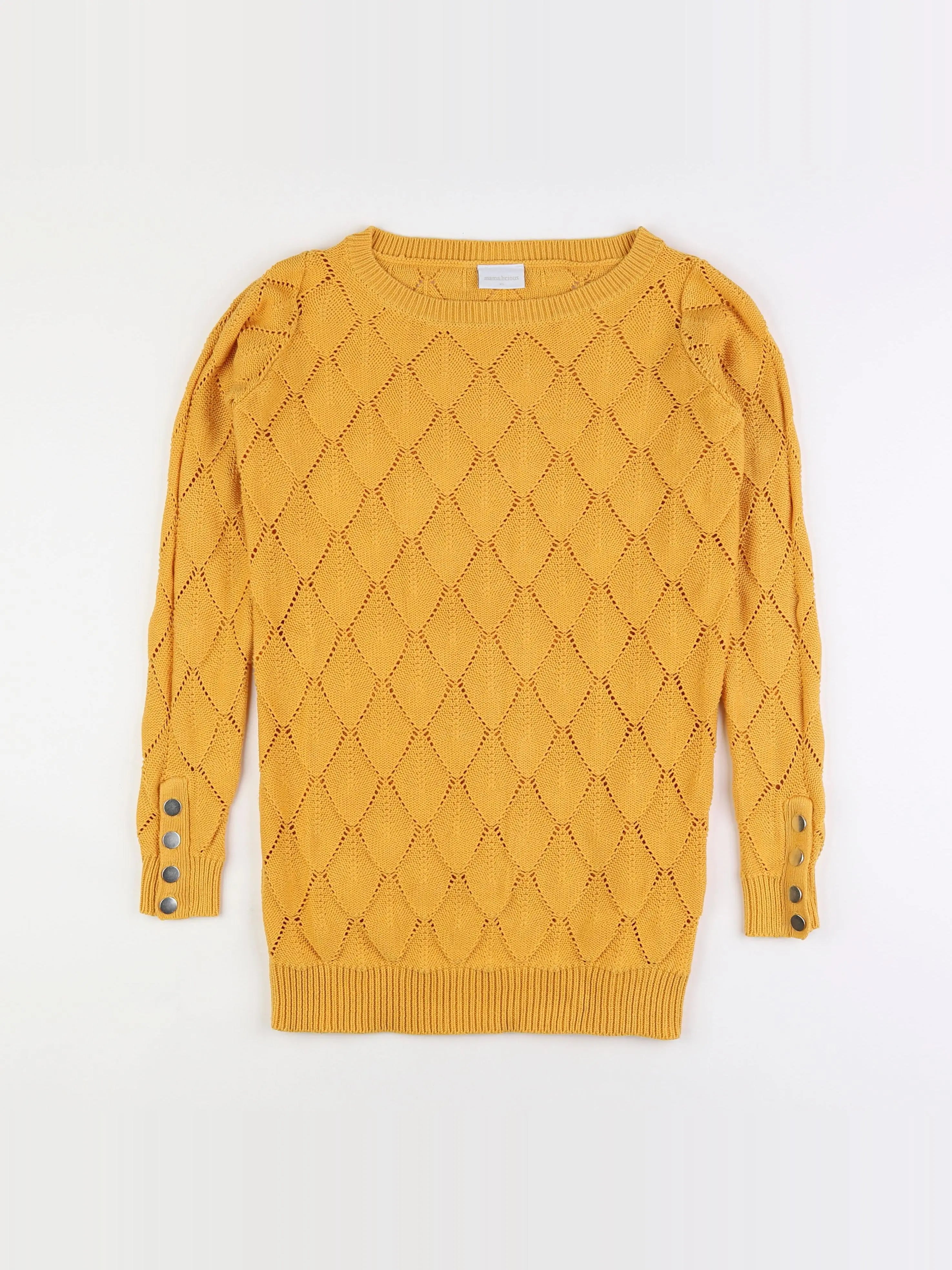 Mamalicious - robe grossesse jaune - 34