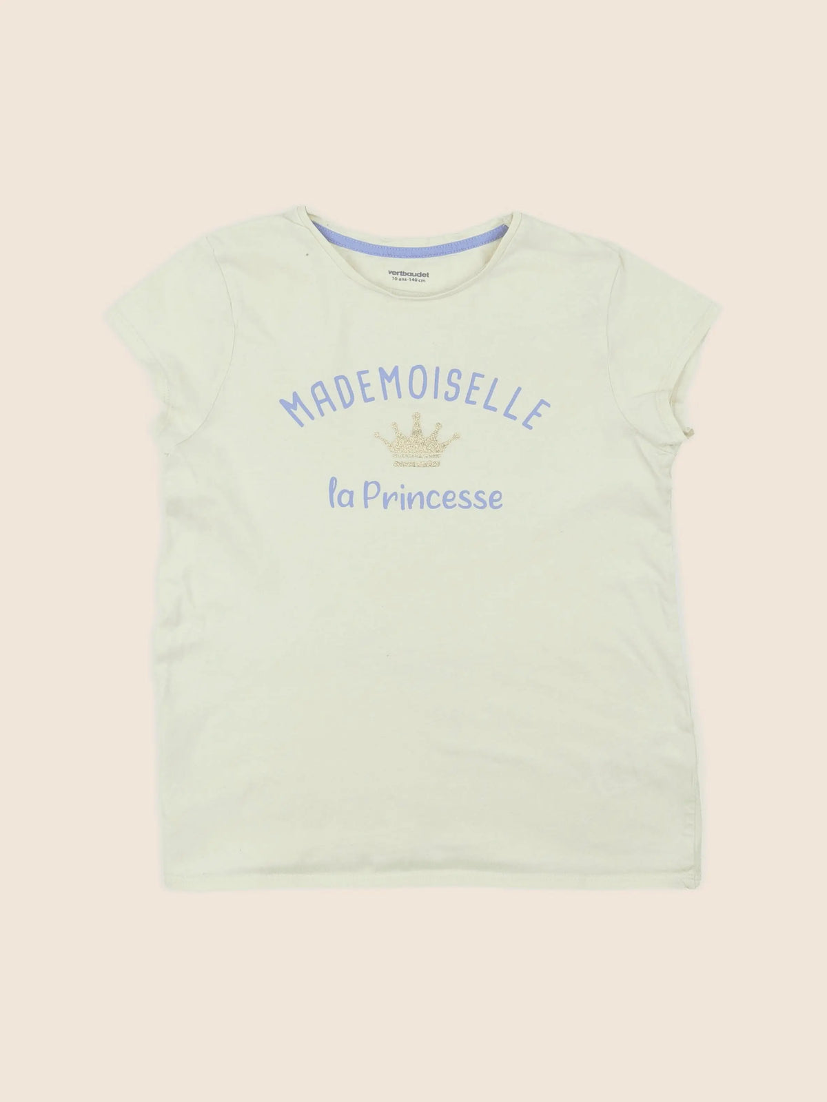 Vertbaudet - tee-shirt jaune - 10 ans
