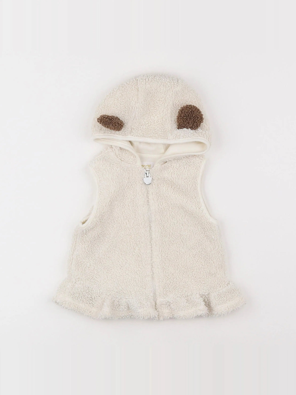 Mayoral - gilet beige - 12 mois