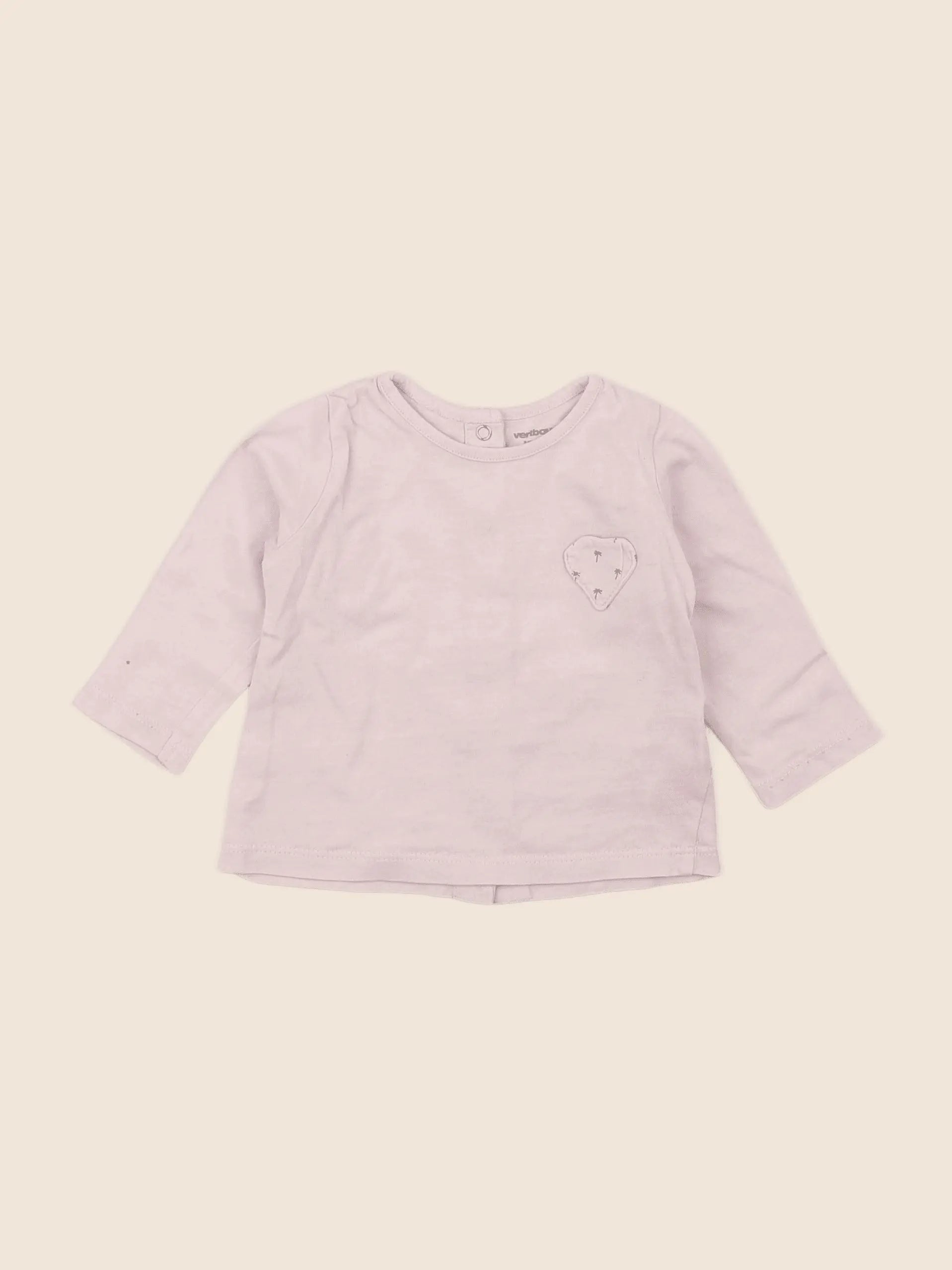 Vertbaudet - tee-shirt rose - 3 mois