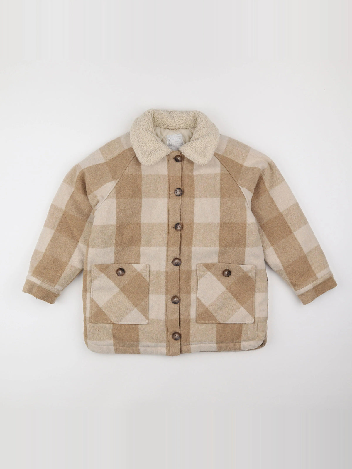 Vertbaudet - veste doublé beige - 12 ans