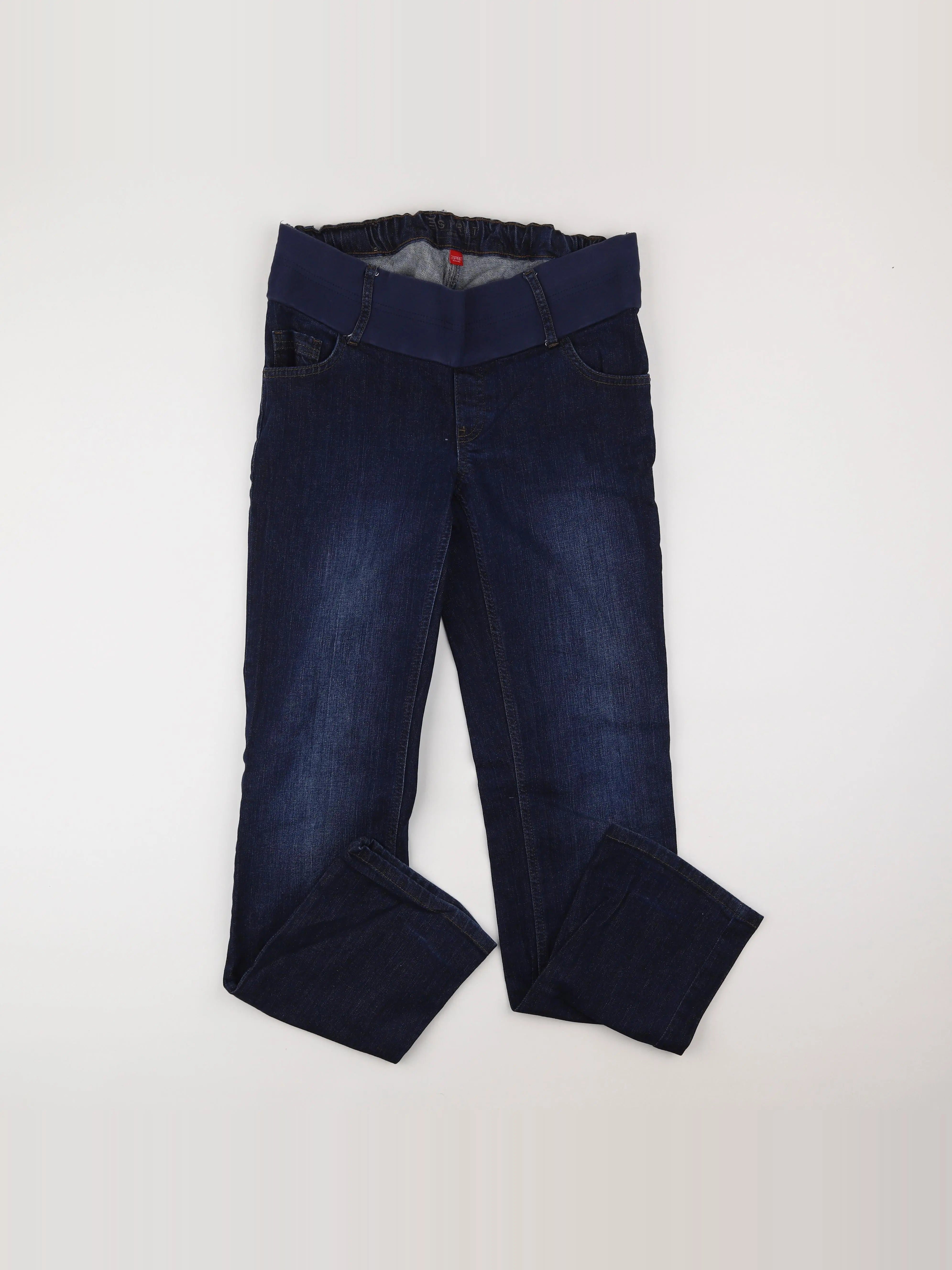 Esprit - jean grossesse bleu - 38