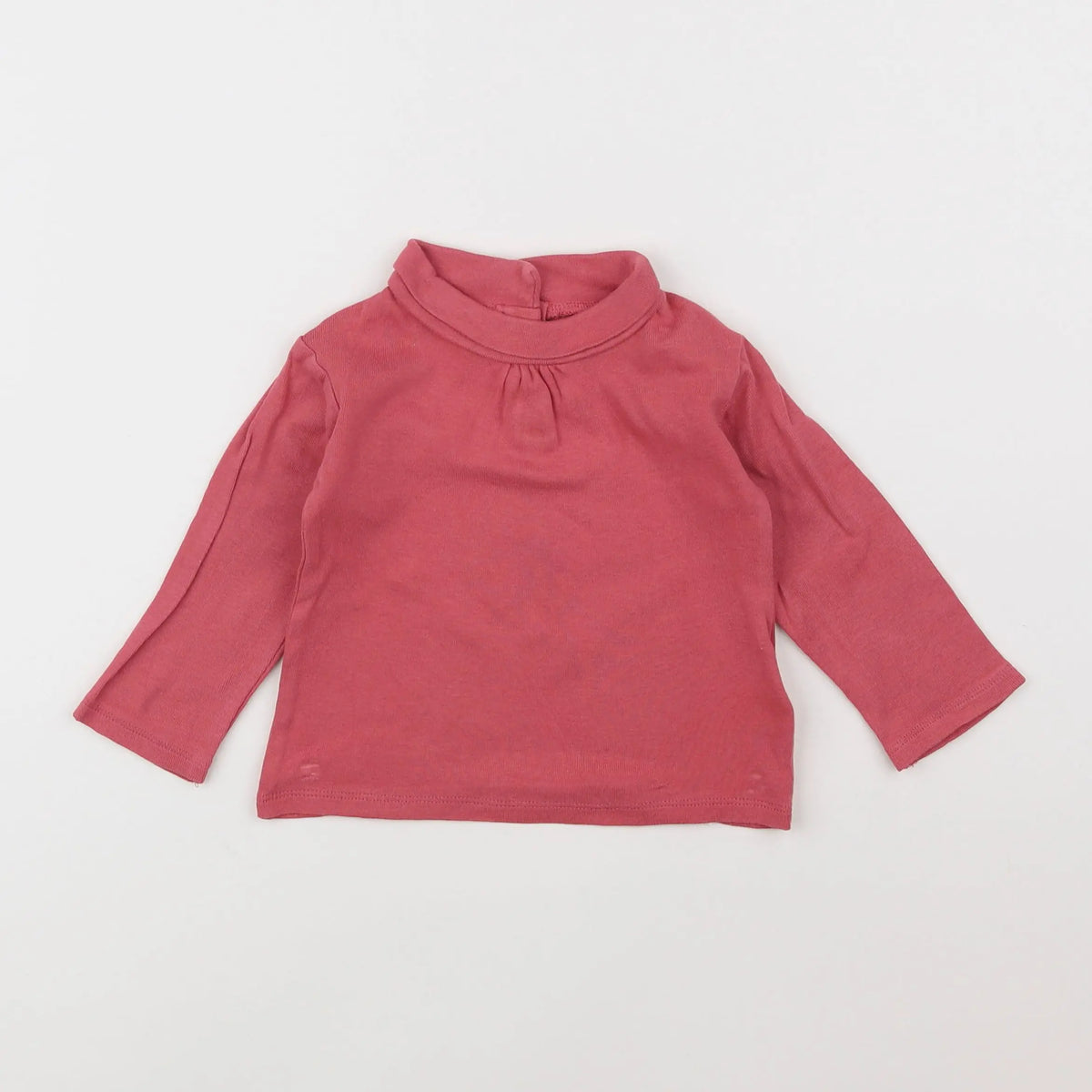 Vertbaudet - sous-pull rose - 12 mois