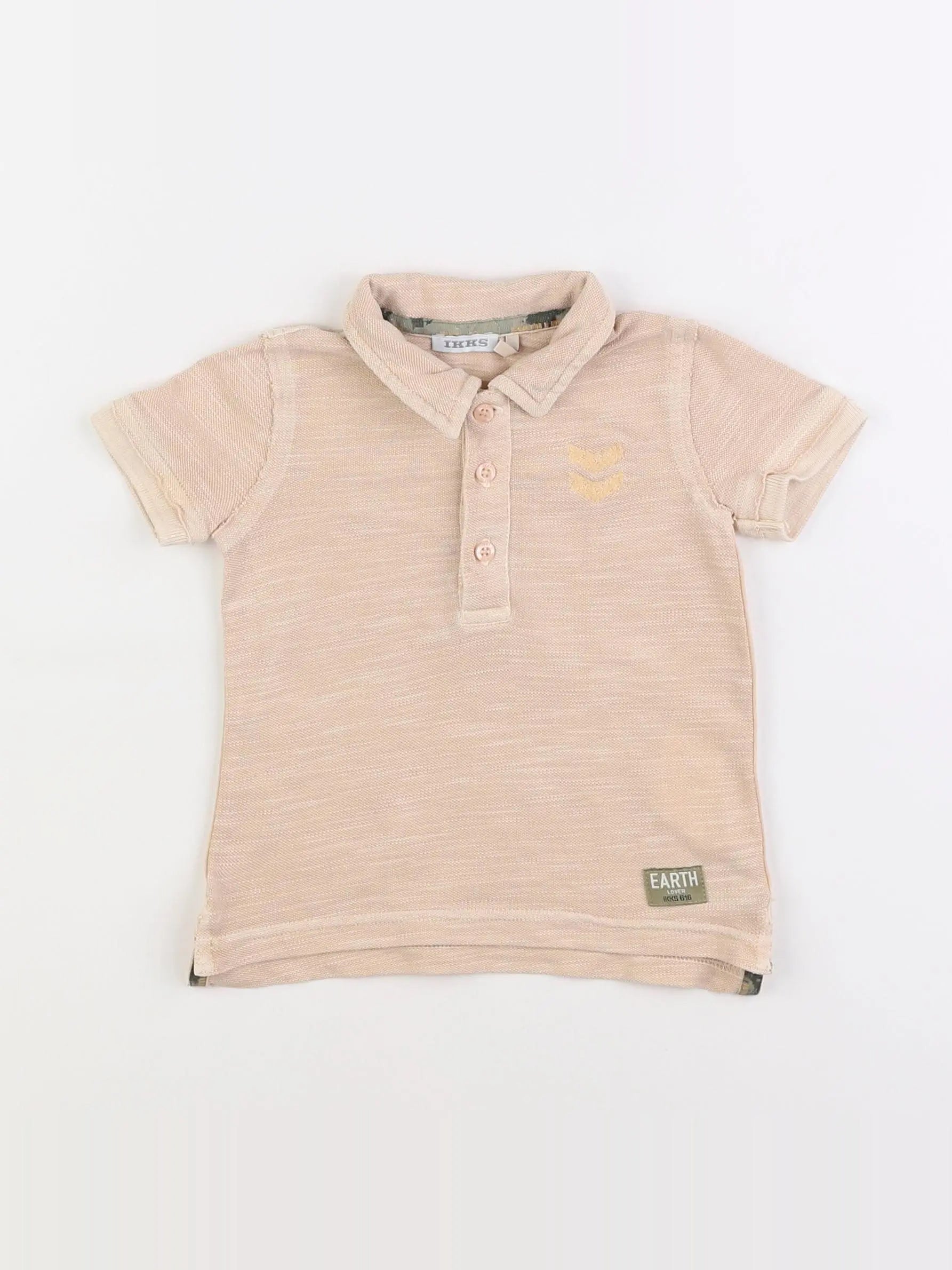 IKKS - polo beige - 12 mois
