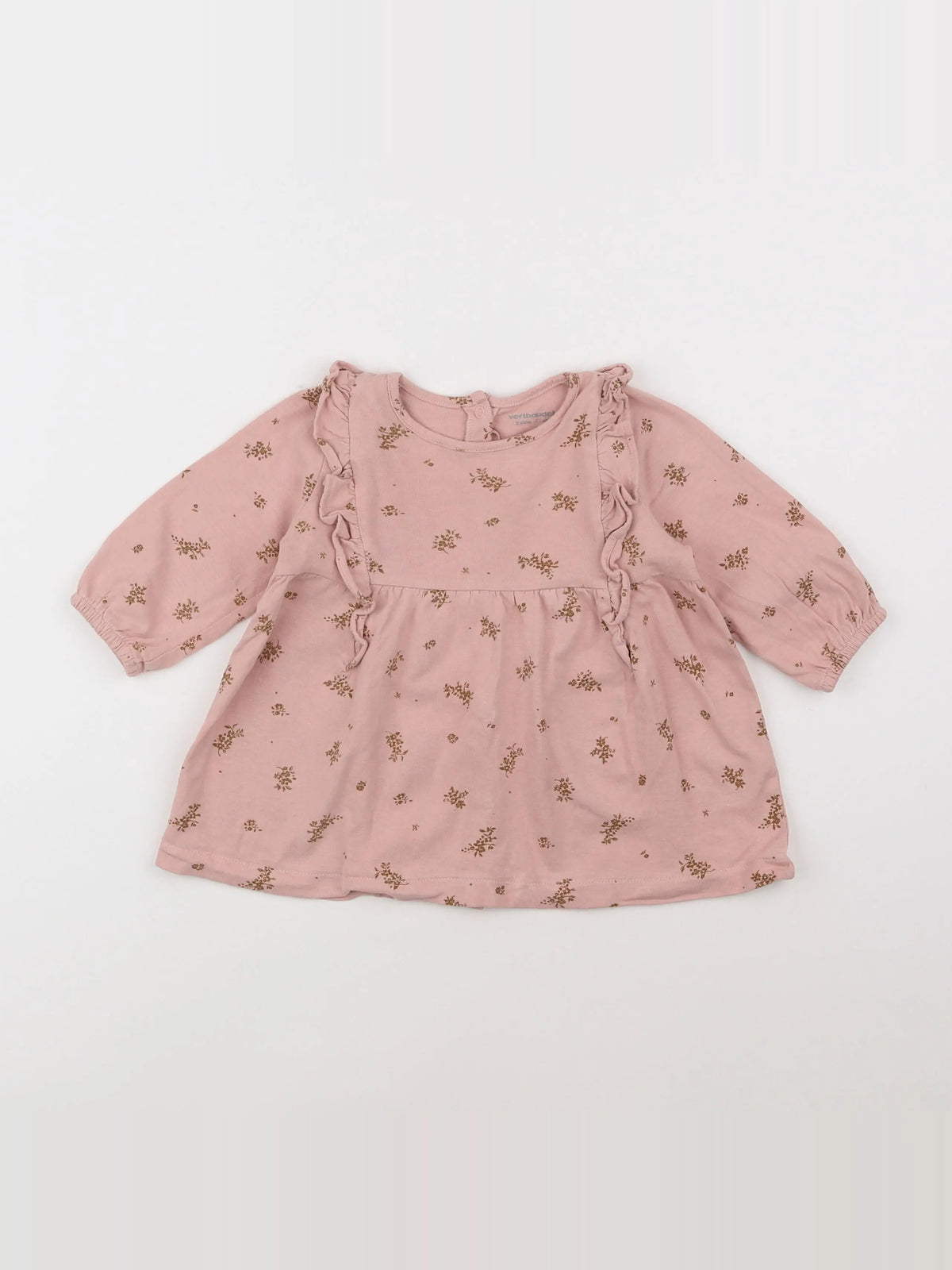 Vertbaudet - robe rose - 9 mois