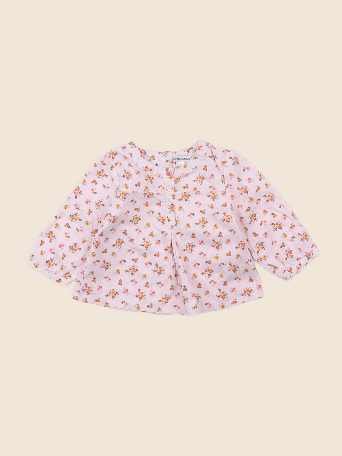 Vertbaudet - blouse rose - 6 mois