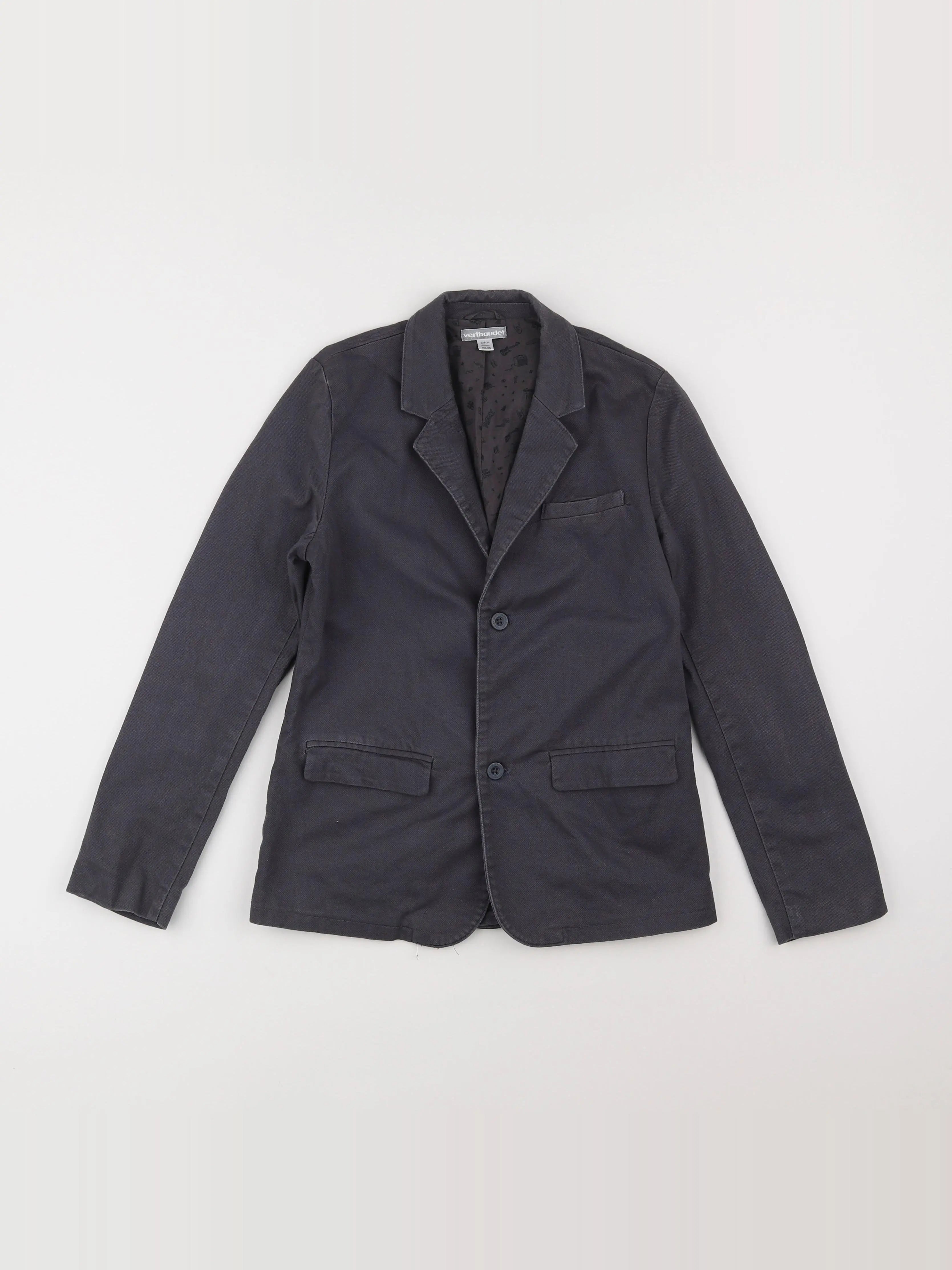 Vertbaudet - veste gris - 10 ans