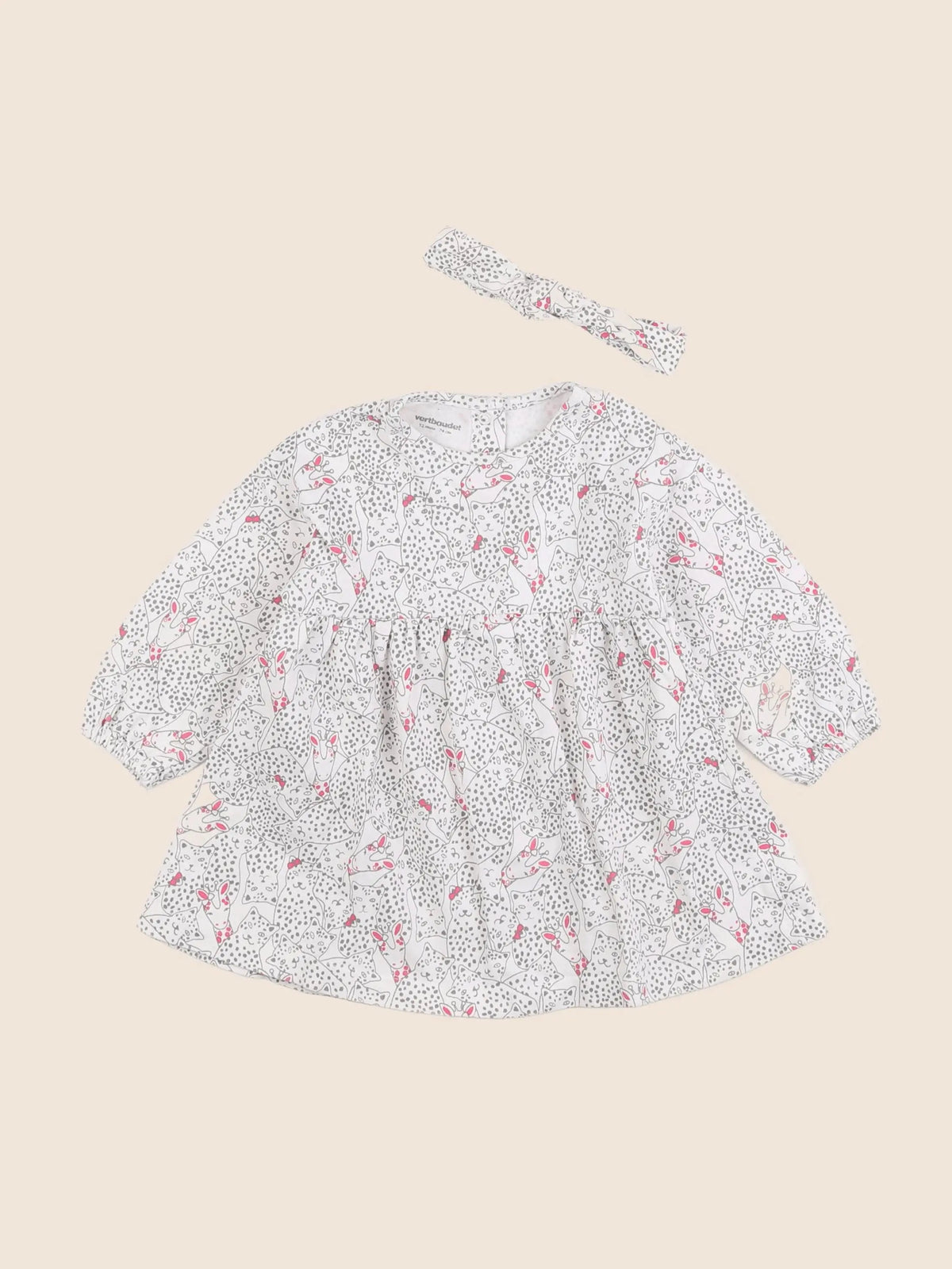 Vertbaudet - ensemble multicolore - 12 mois