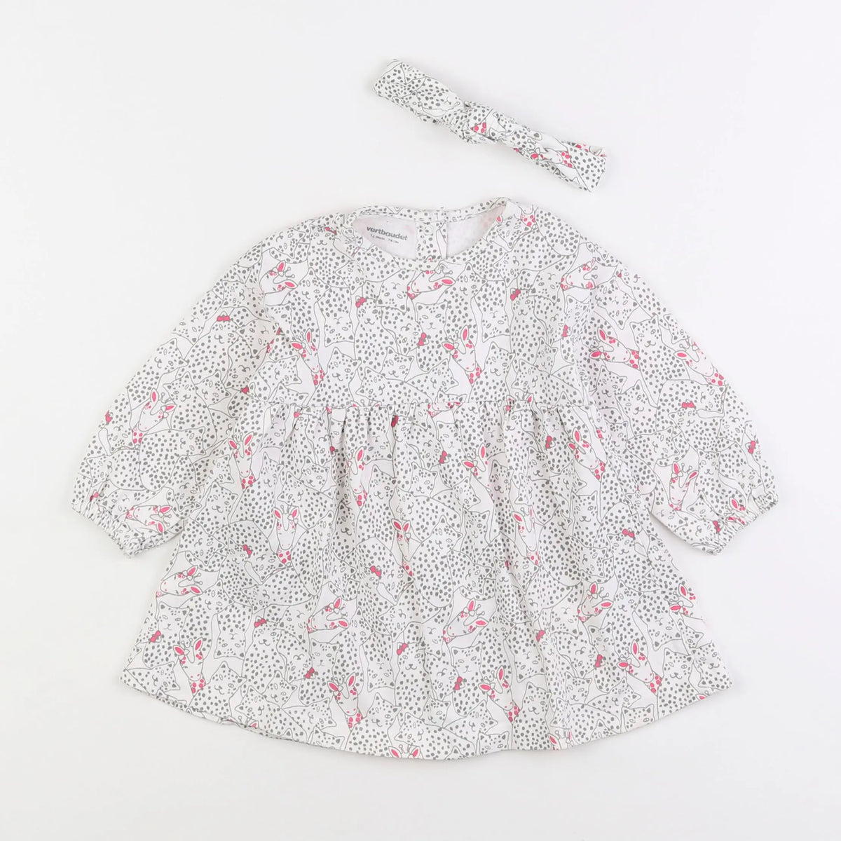 Vertbaudet - ensemble multicolore - 12 mois