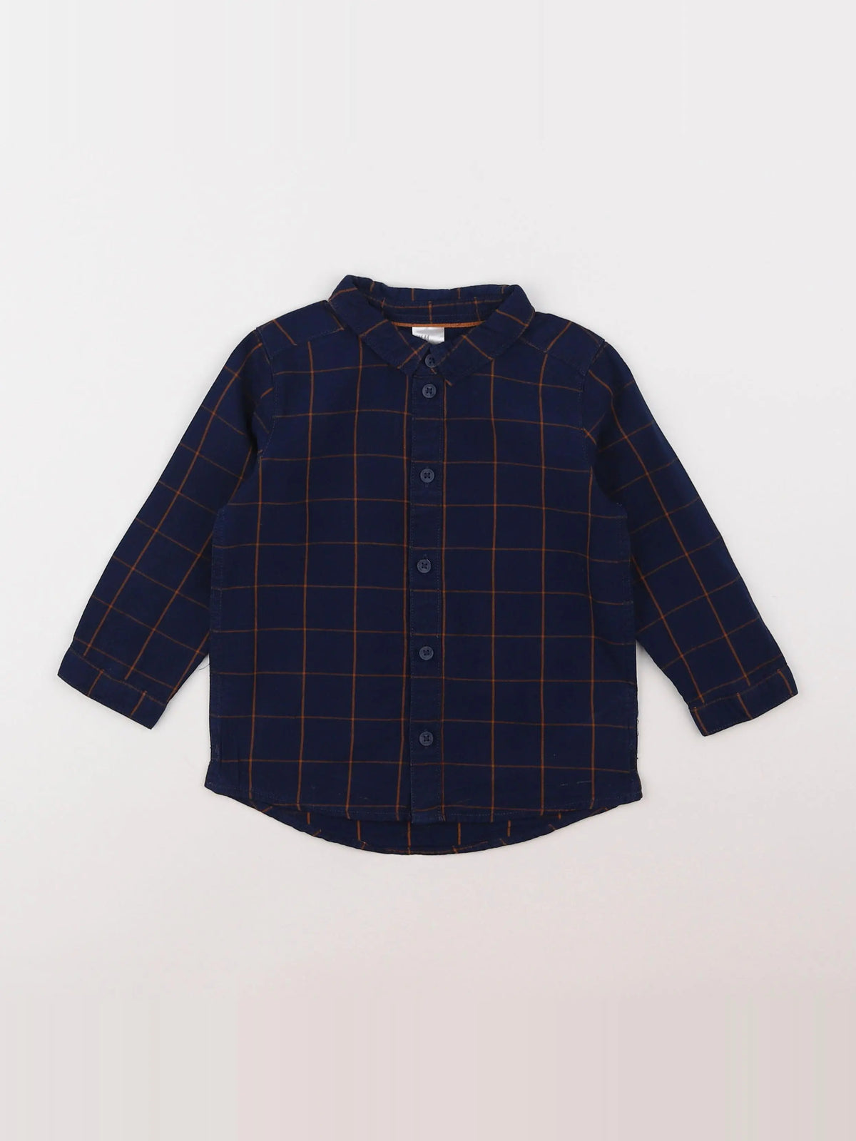 H&M - chemise bleu - 12/18 mois
