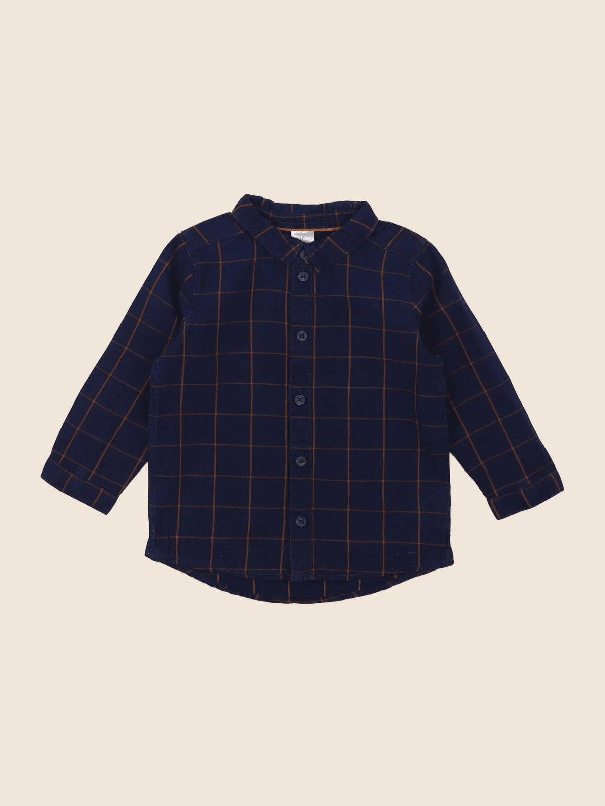 H&M - chemise bleu - 12/18 mois