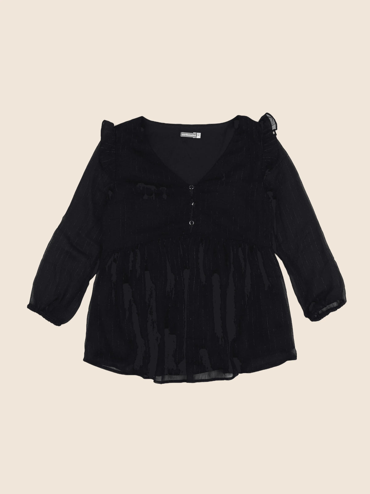 Vertbaudet - blouse grossesse noir - 34