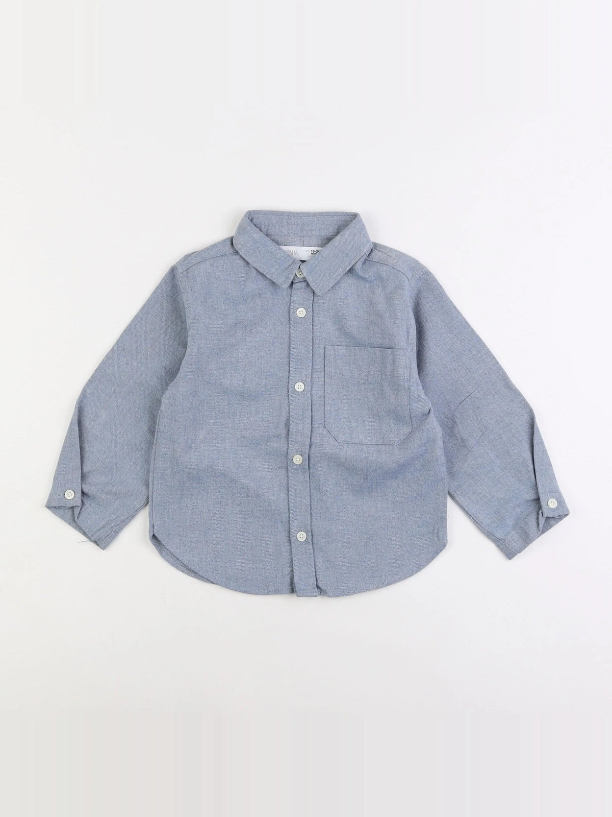 Zara - chemise bleu - 18 mois à 2 ans