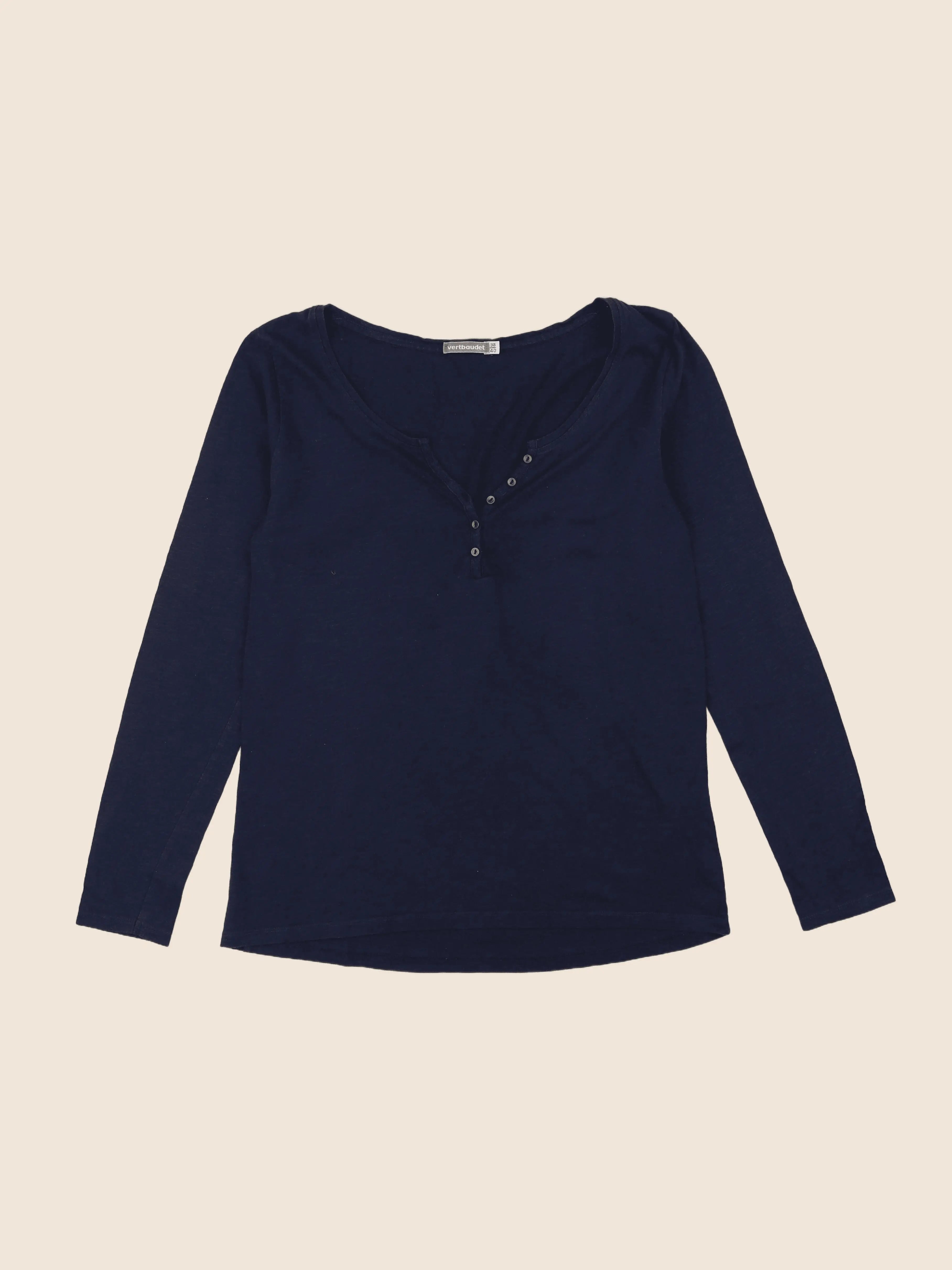 Vertbaudet - tee-shirt grossesse bleu - 38 à 40