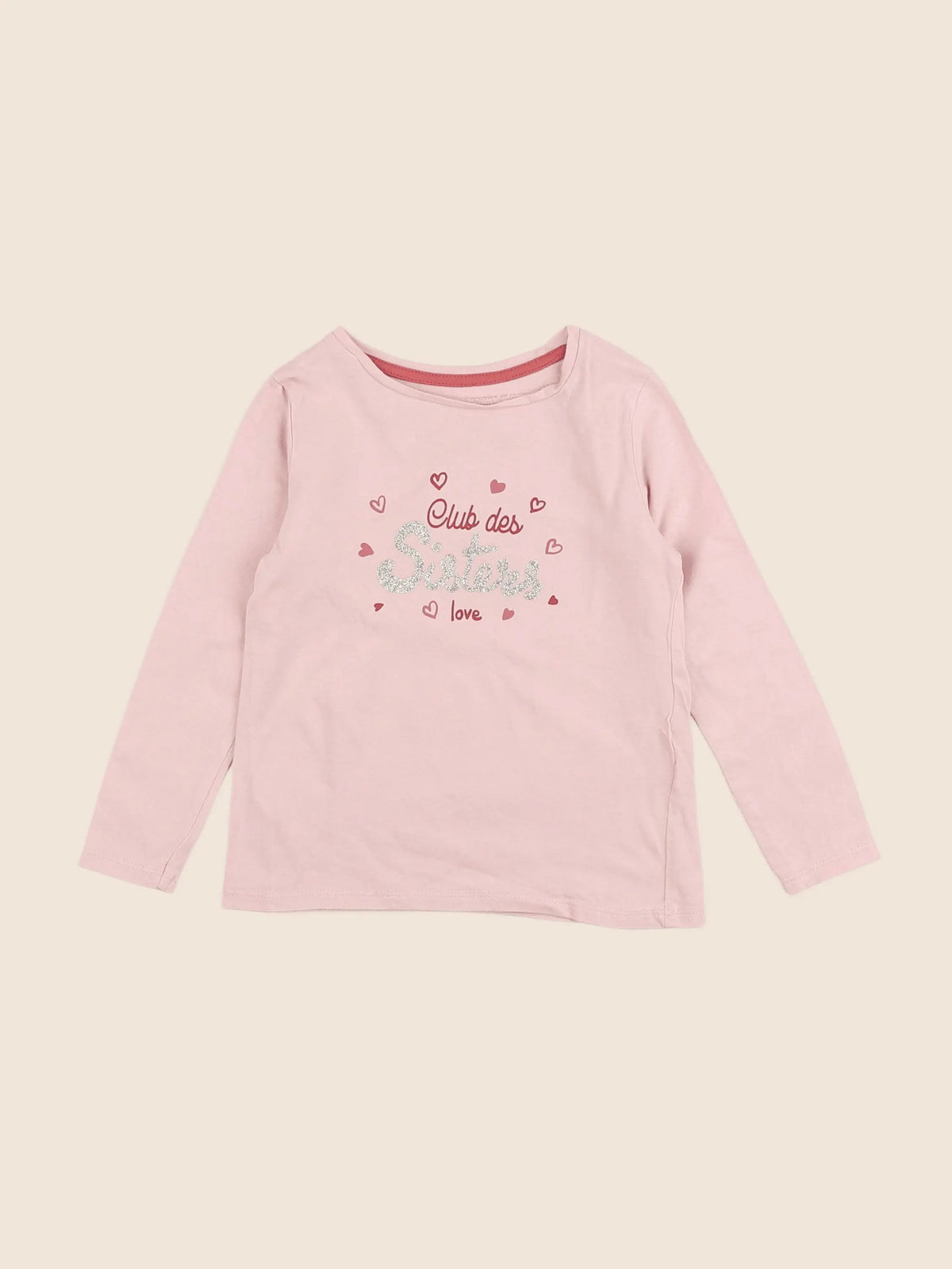 Vertbaudet - tee-shirt rose - 4 ans