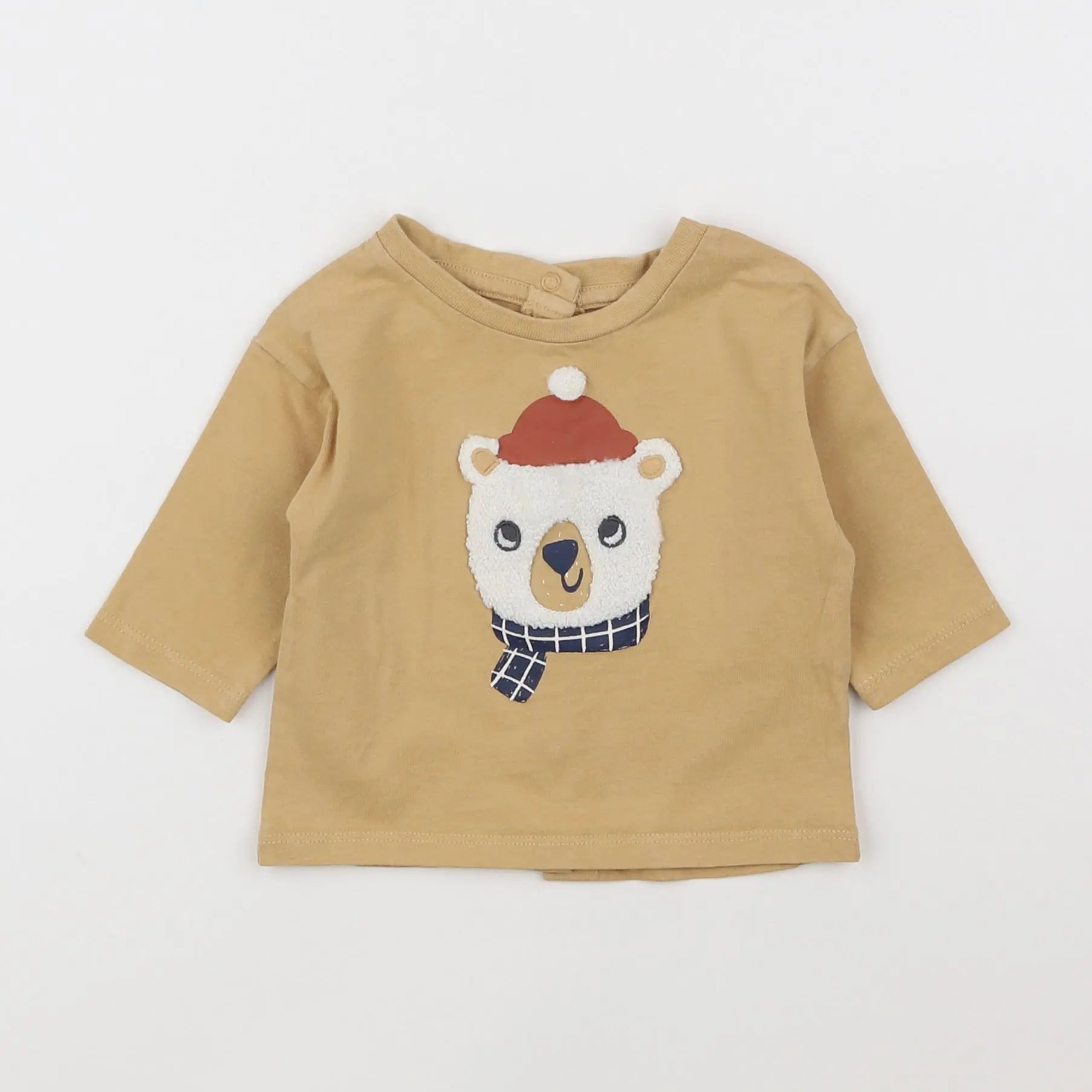 Vertbaudet - tee-shirt jaune - 3 mois