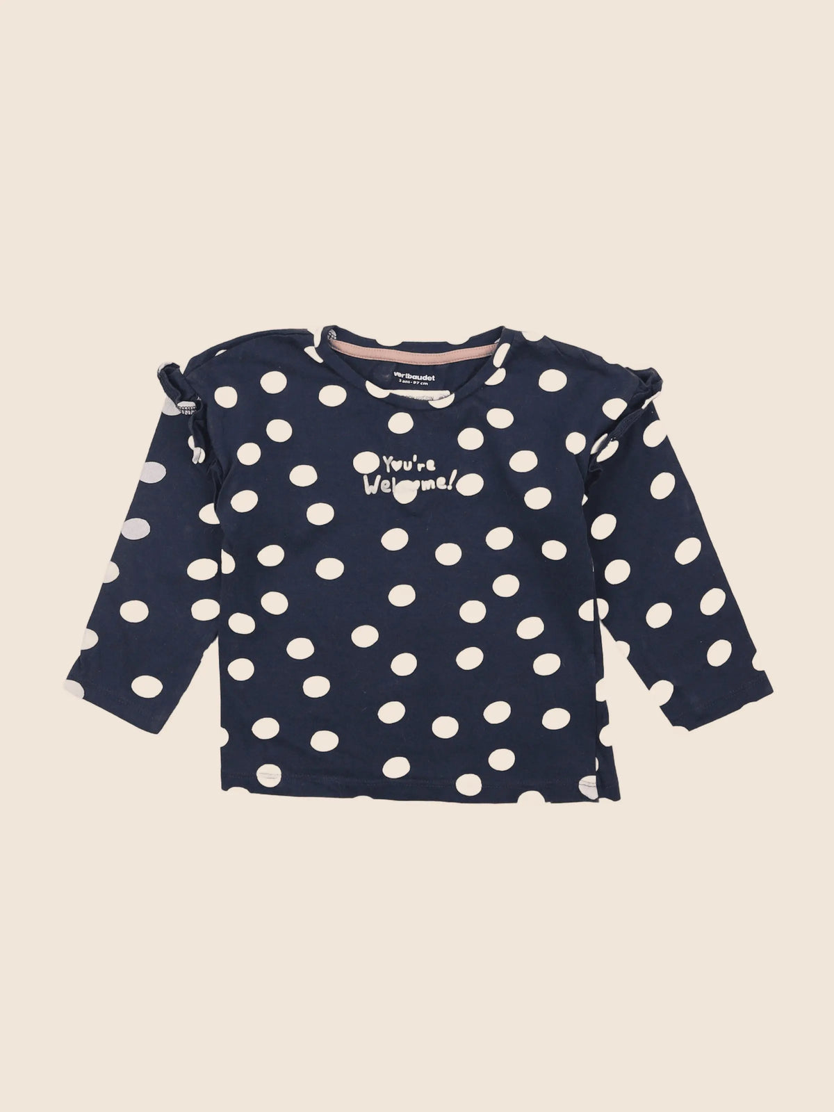 Vertbaudet - tee-shirt bleu - 3 ans