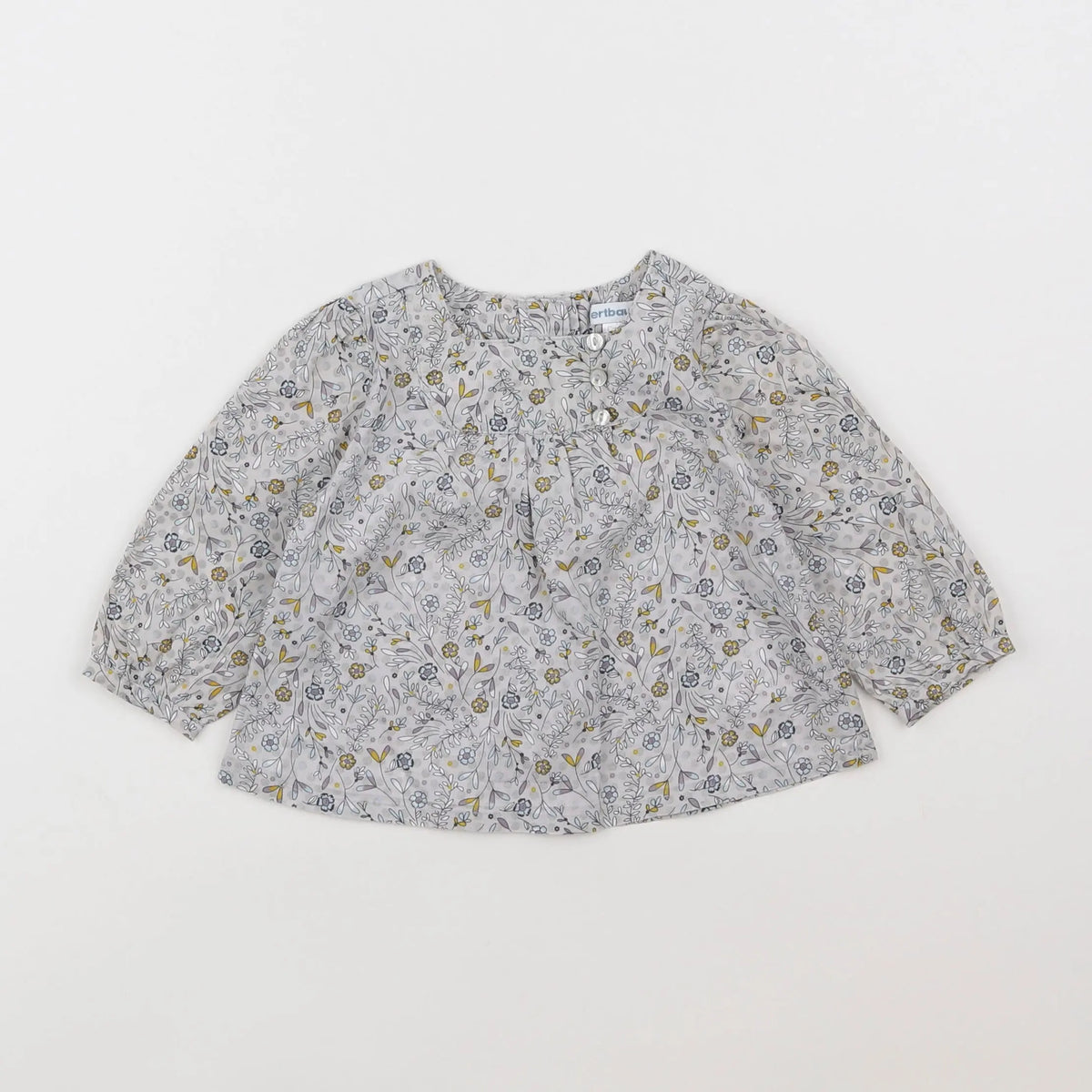 Vertbaudet - blouse gris - 6 mois