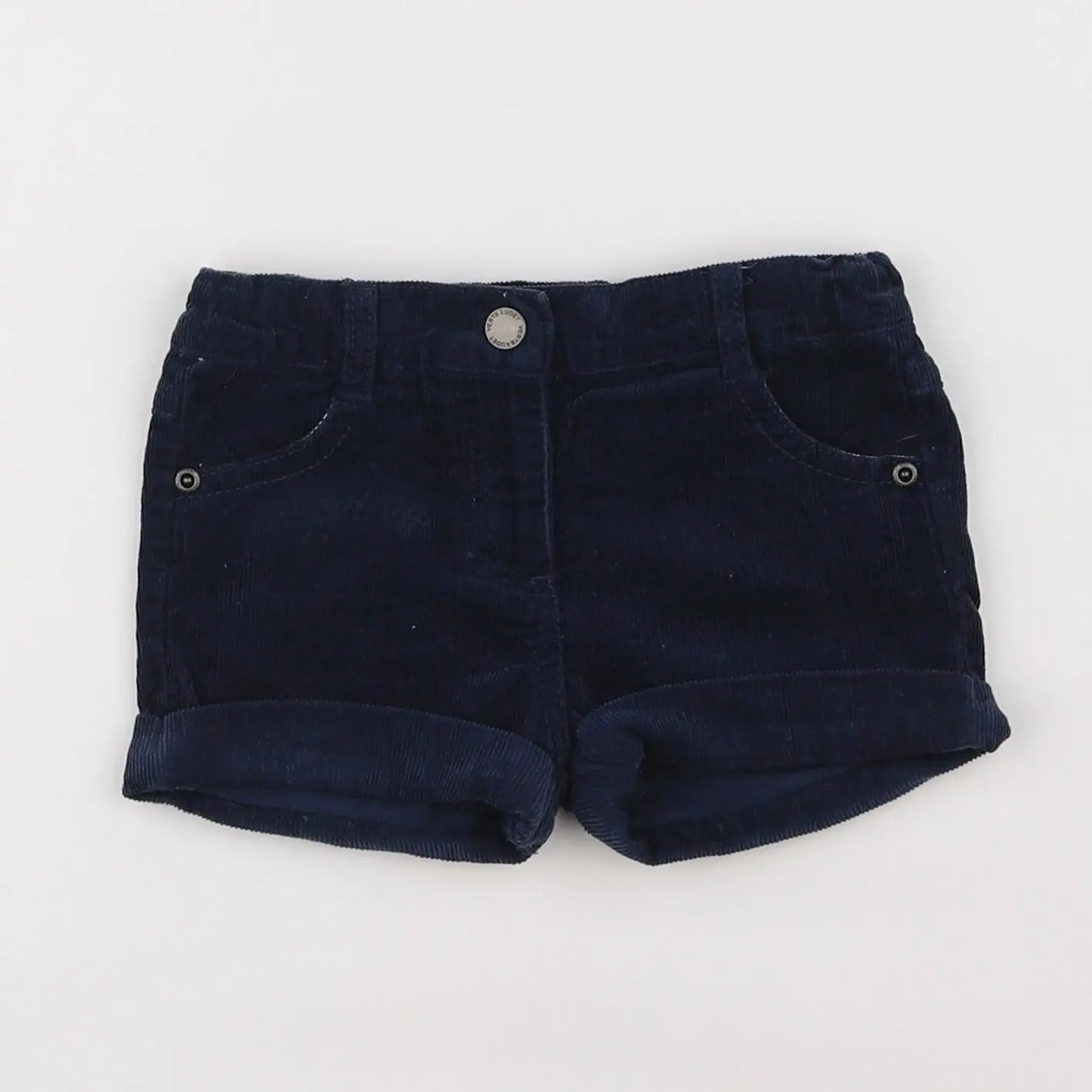 Vertbaudet - short bleu - 12 mois