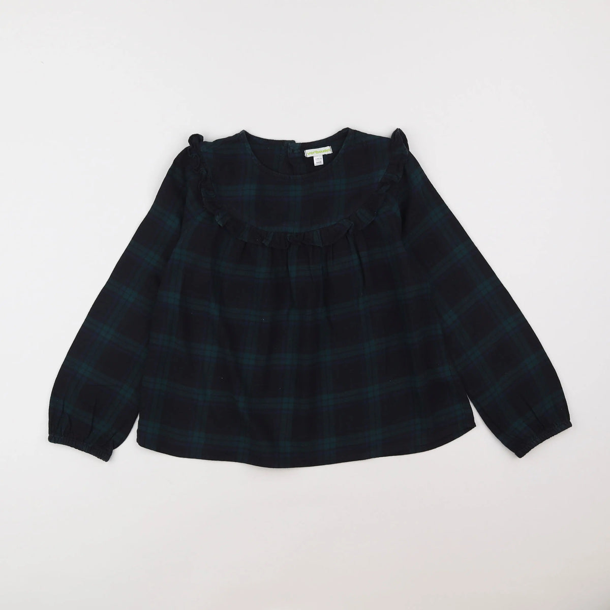Vertbaudet - blouse bleu - 8 ans