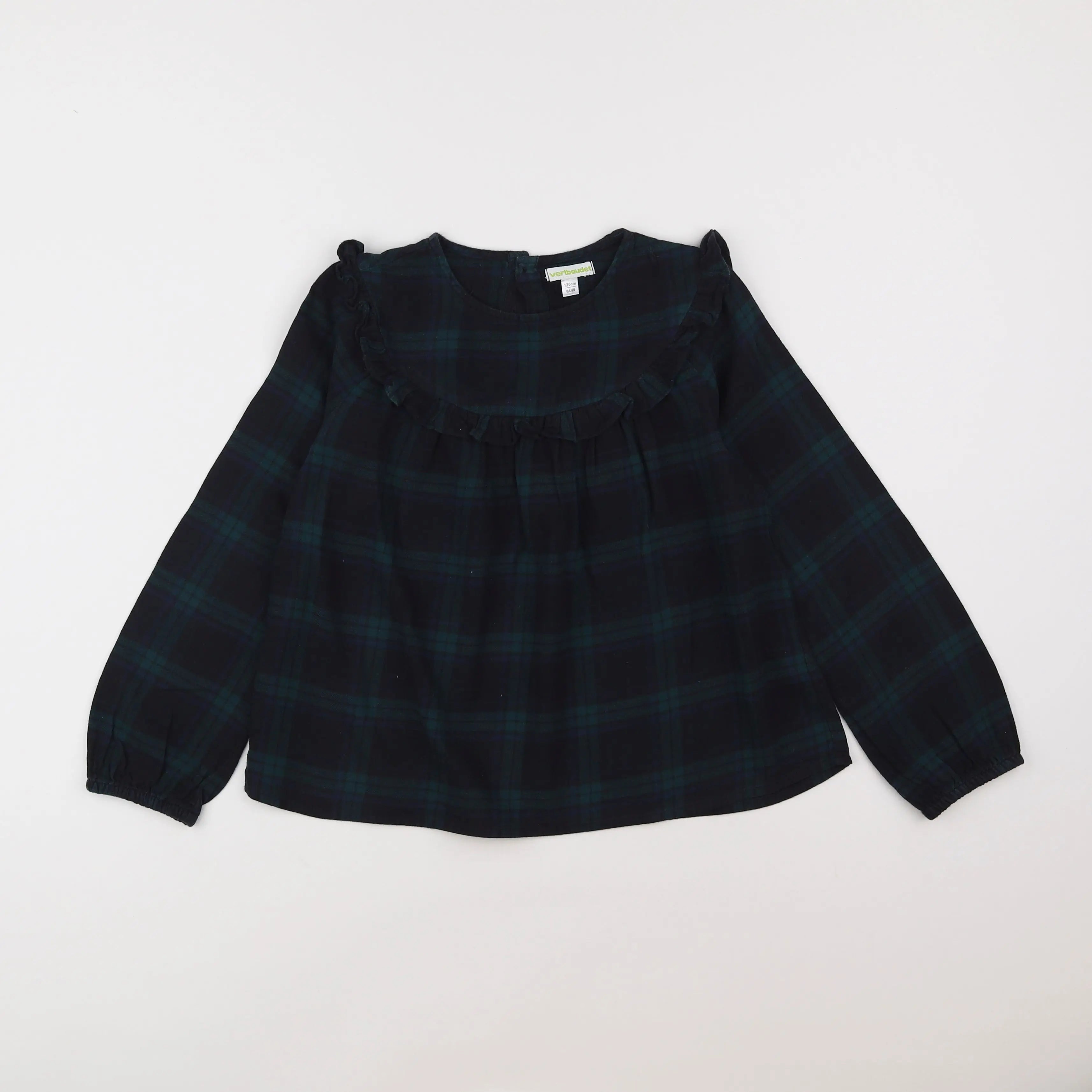 Vertbaudet - blouse bleu - 8 ans