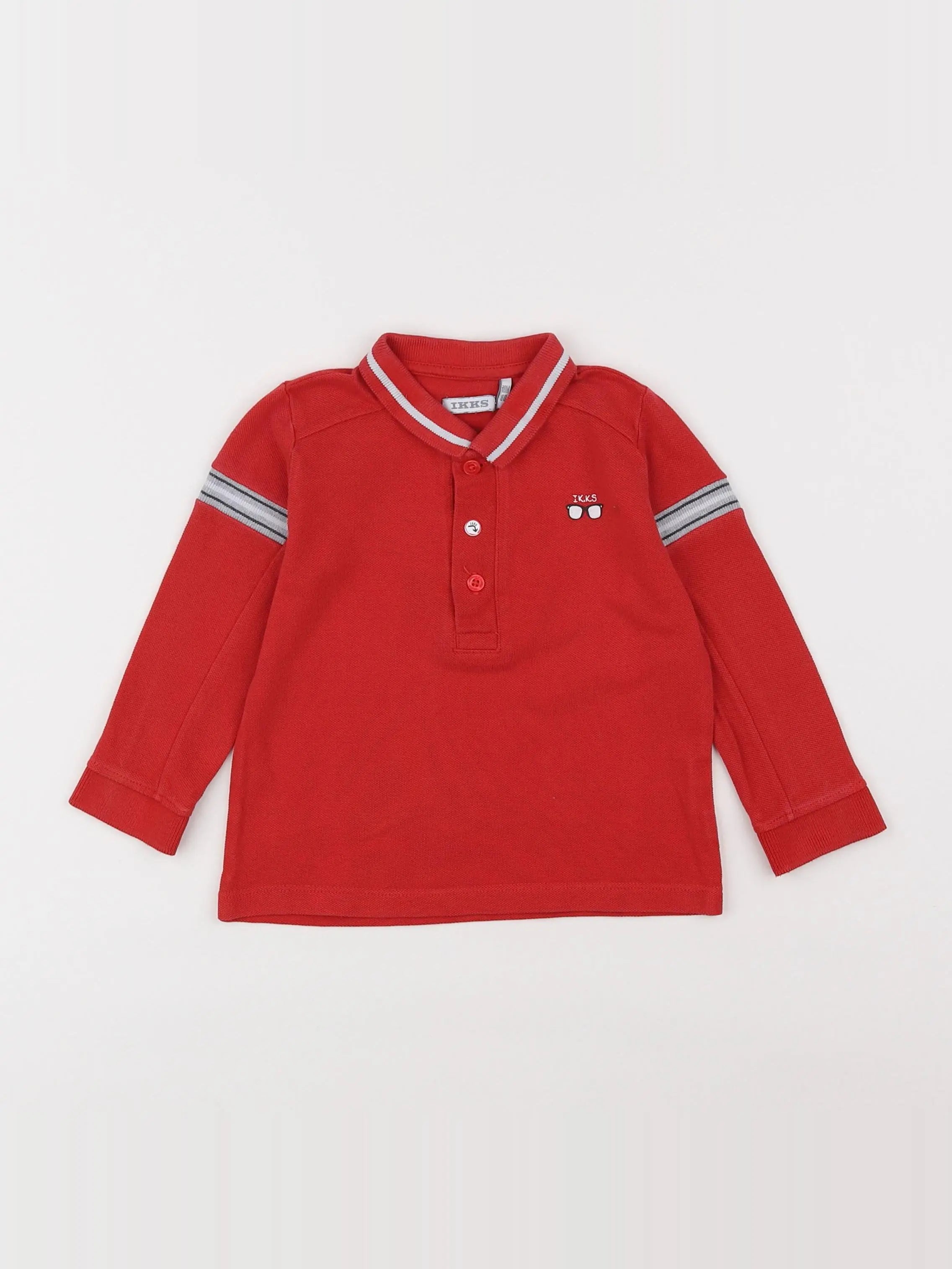 IKKS - polo rouge - 18 mois