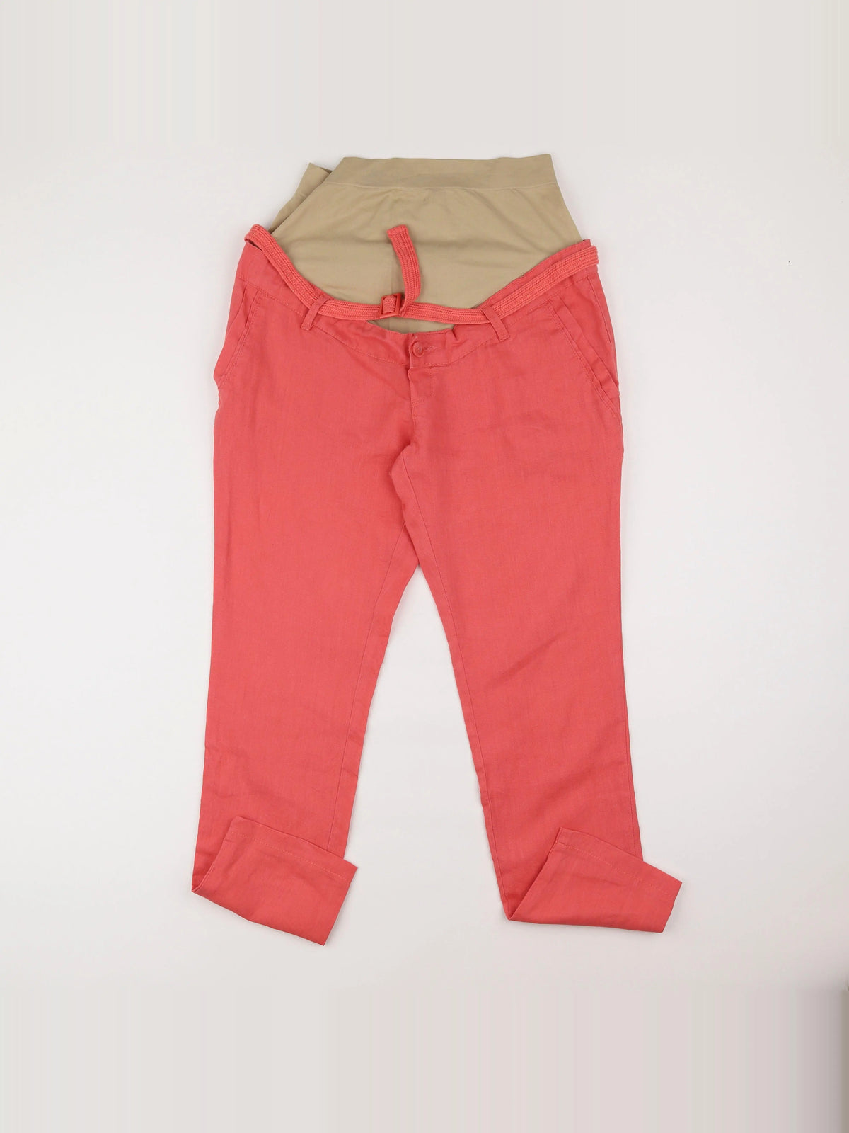 Vertbaudet - pantalon grossesse orange - 38