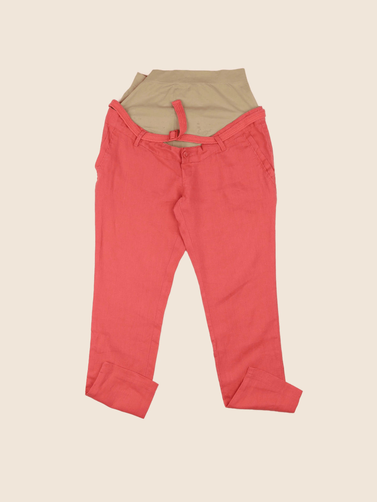 Vertbaudet - pantalon grossesse orange - 38