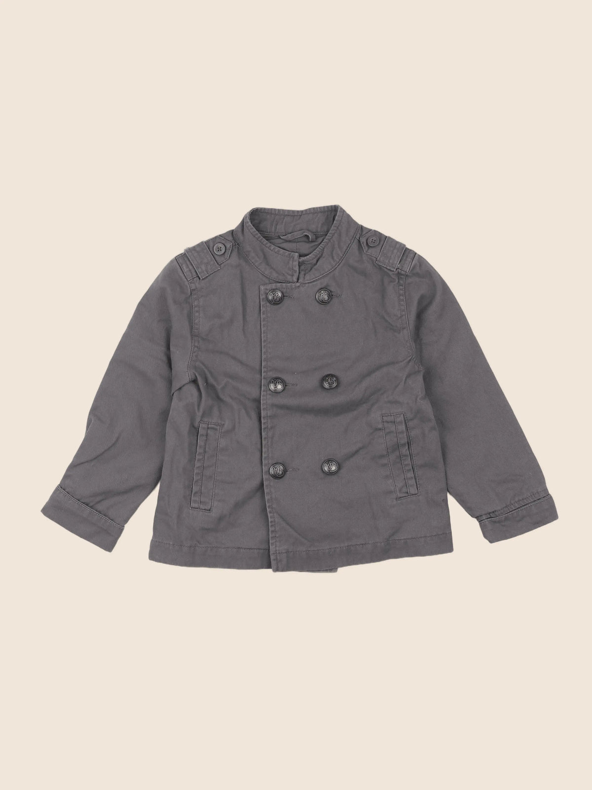 Vertbaudet - veste gris - 4 ans