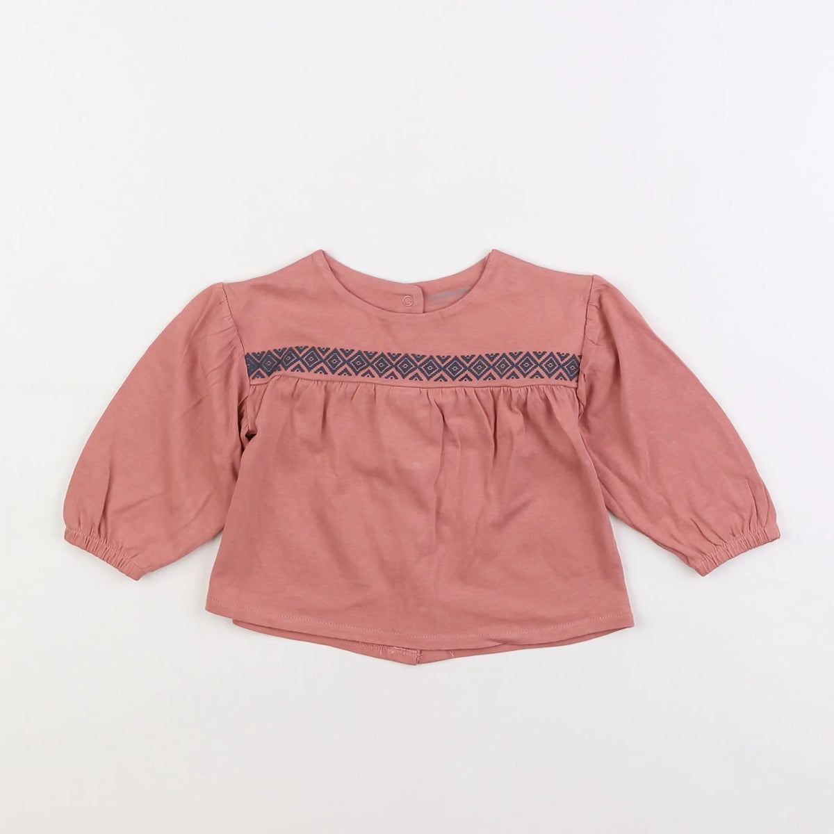 Vertbaudet - tee-shirt rose - 9 mois