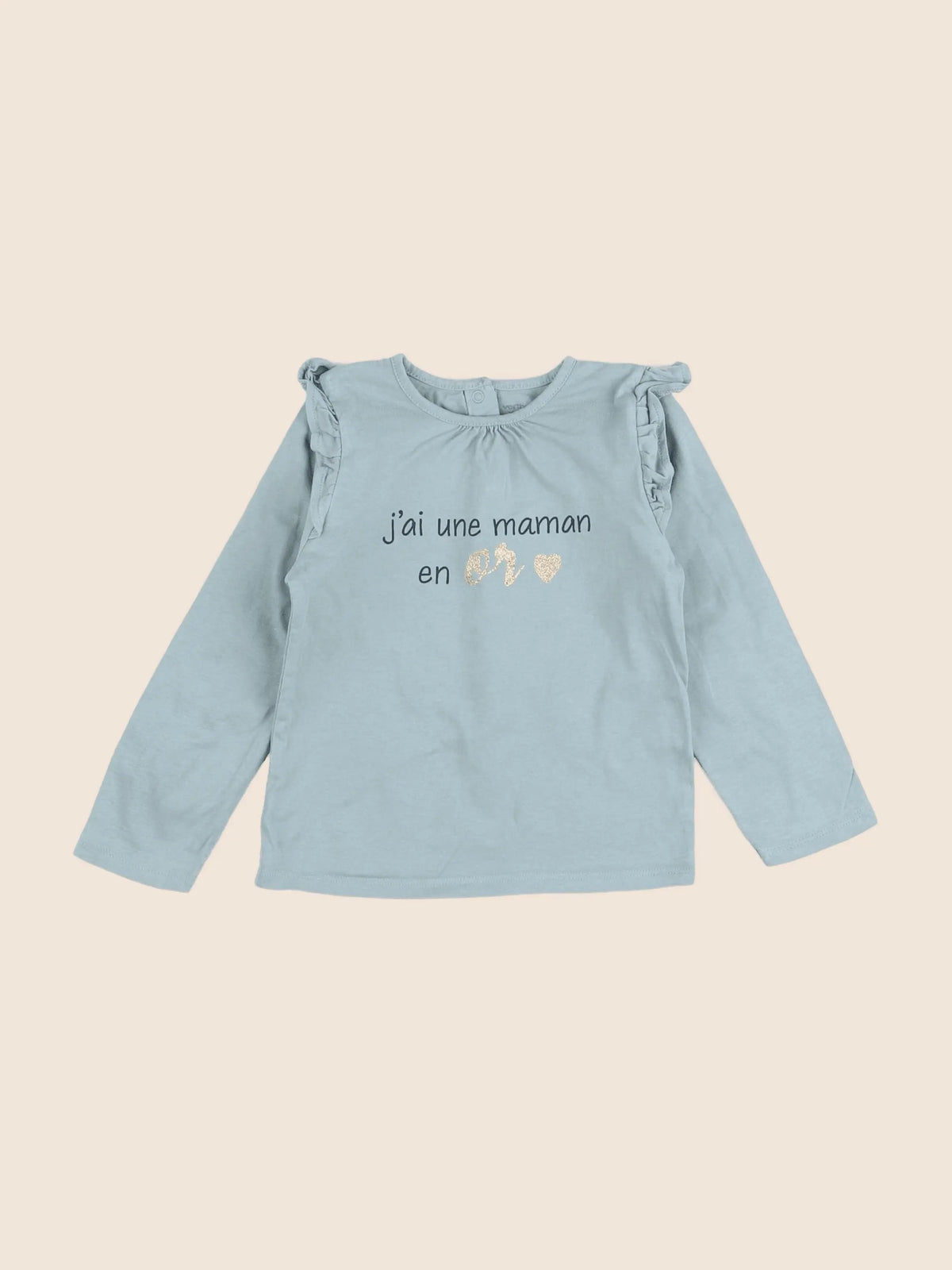 Vertbaudet - tee-shirt vert - 3 ans
