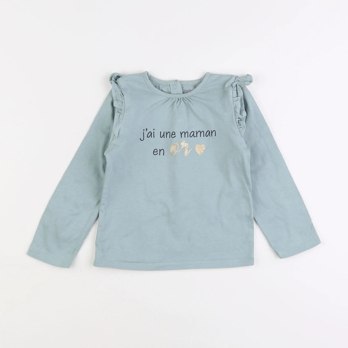 Vertbaudet - tee-shirt vert - 3 ans