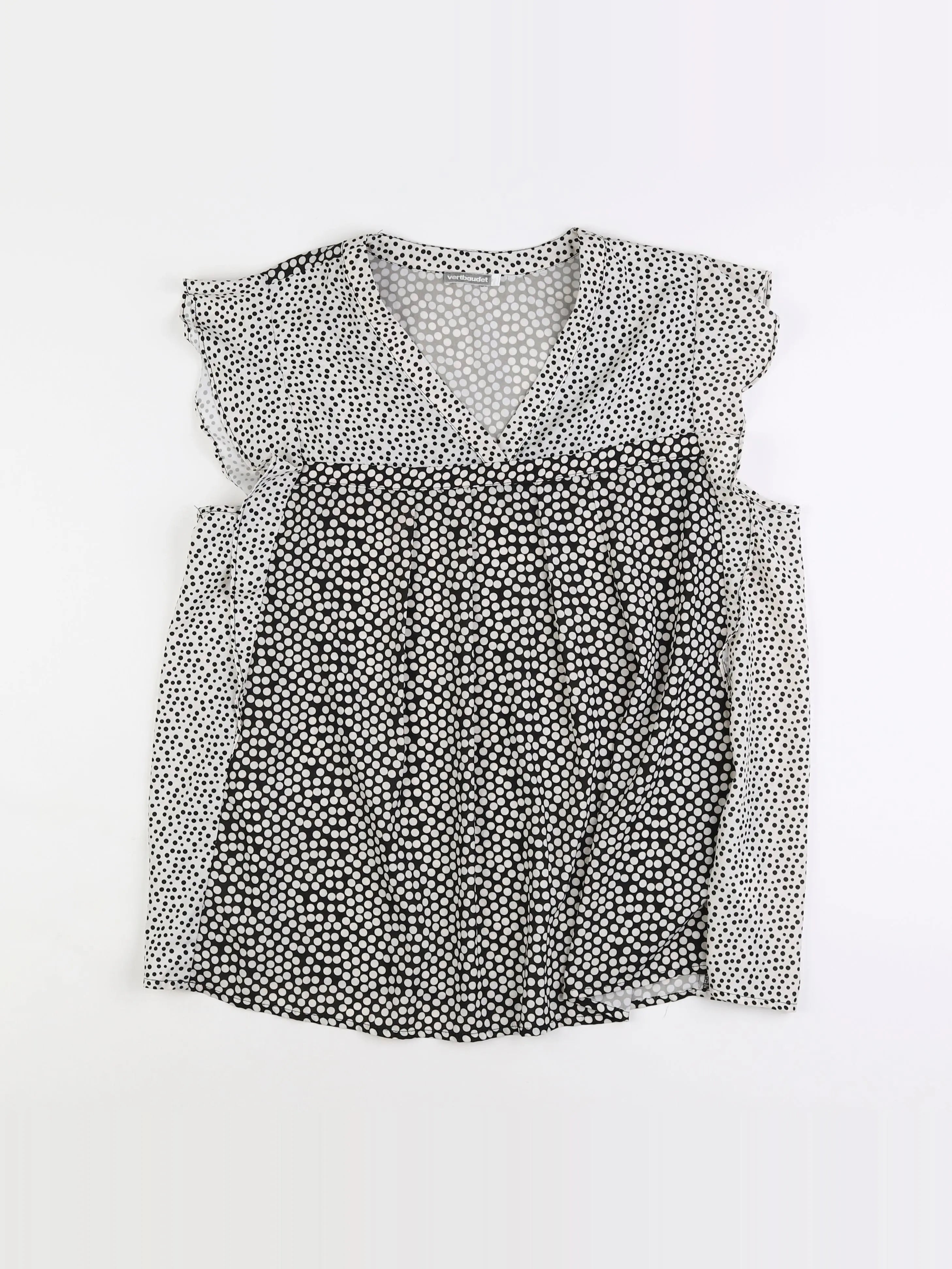 Vertbaudet - blouse grossesse blanc, noir - 42
