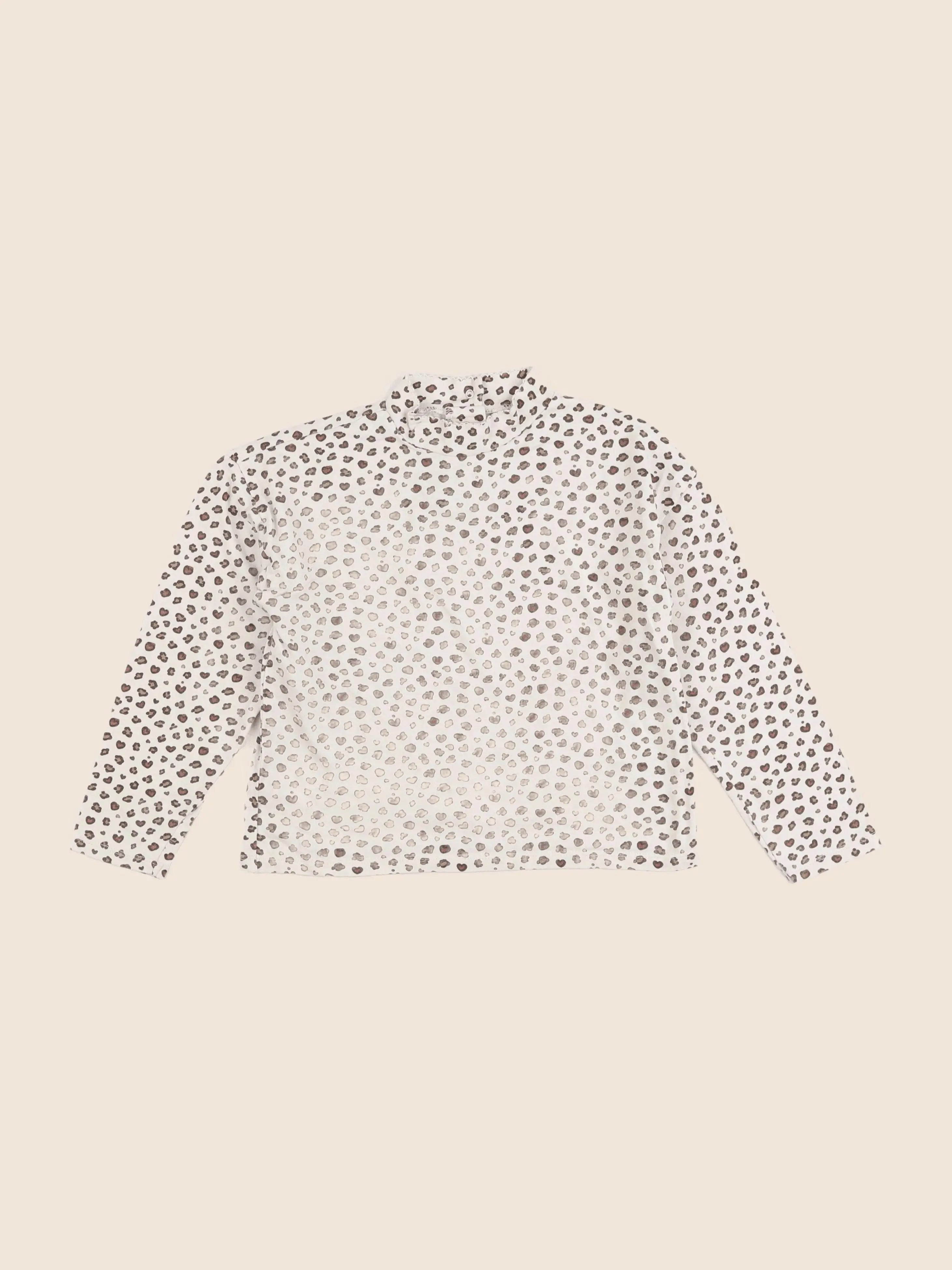 Vertbaudet - tee-shirt beige, marron - 8 ans