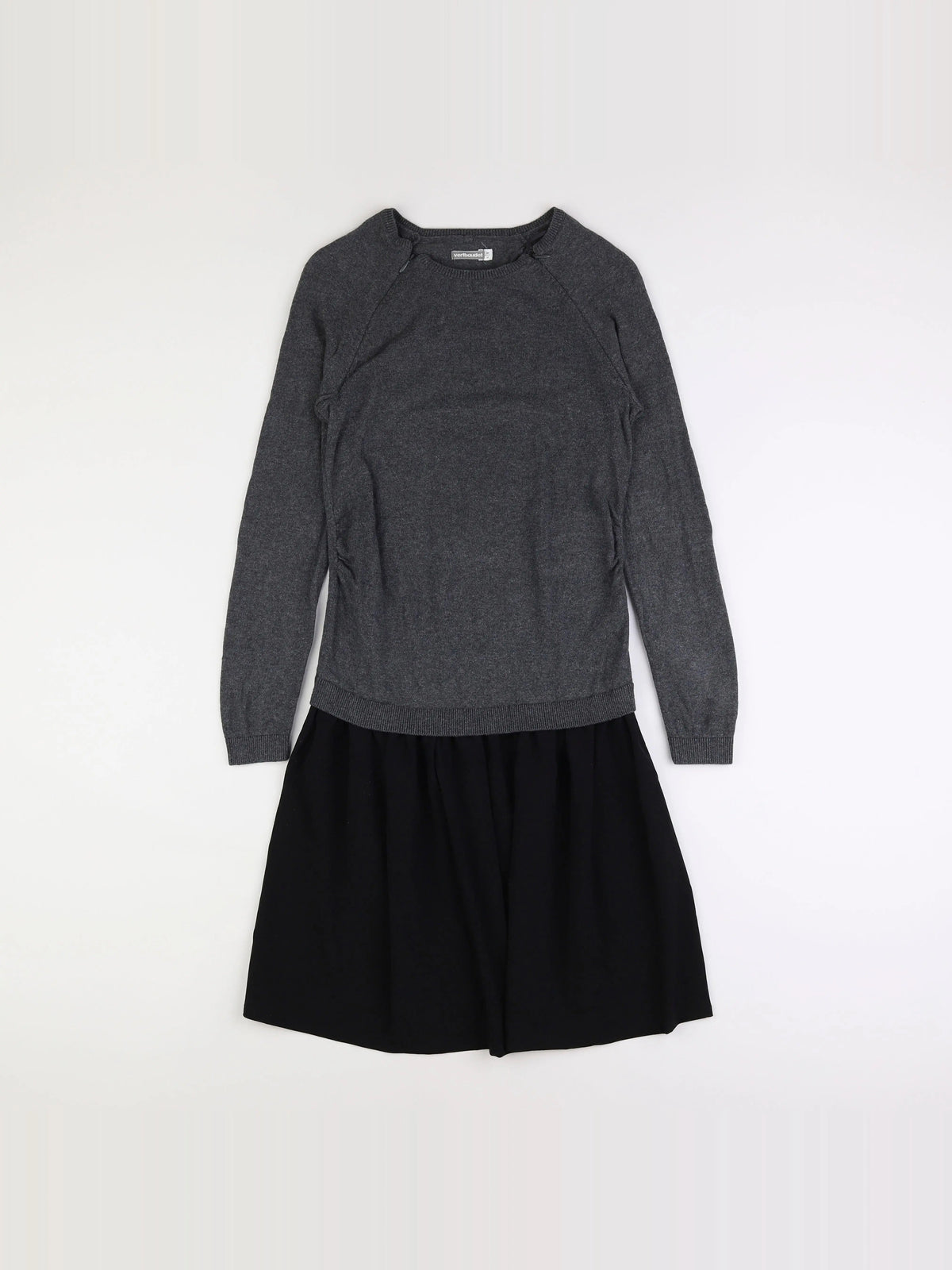 Vertbaudet - robe grossesse gris - 34 à 36