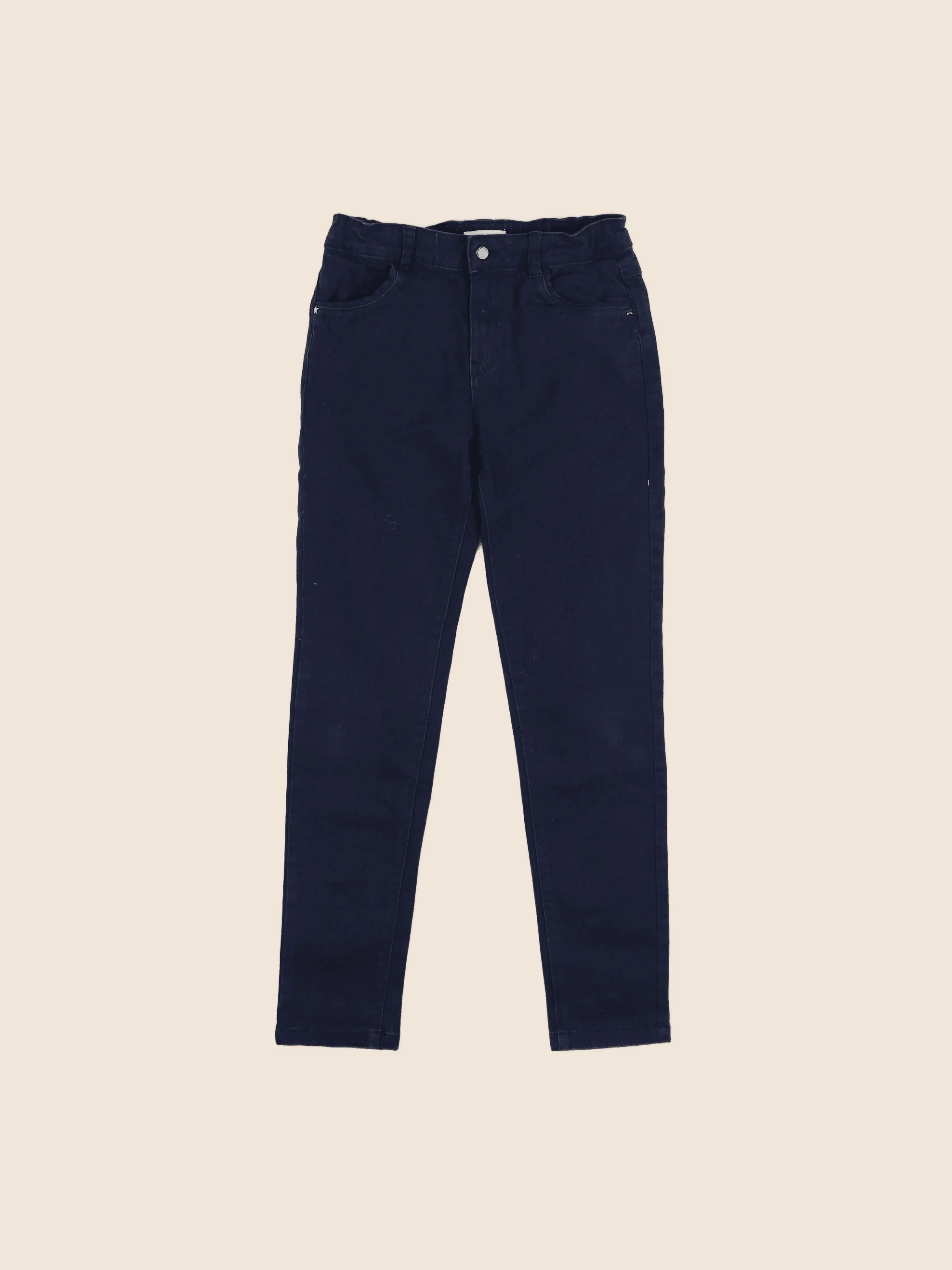 Vertbaudet - pantalon bleu - 9 ans