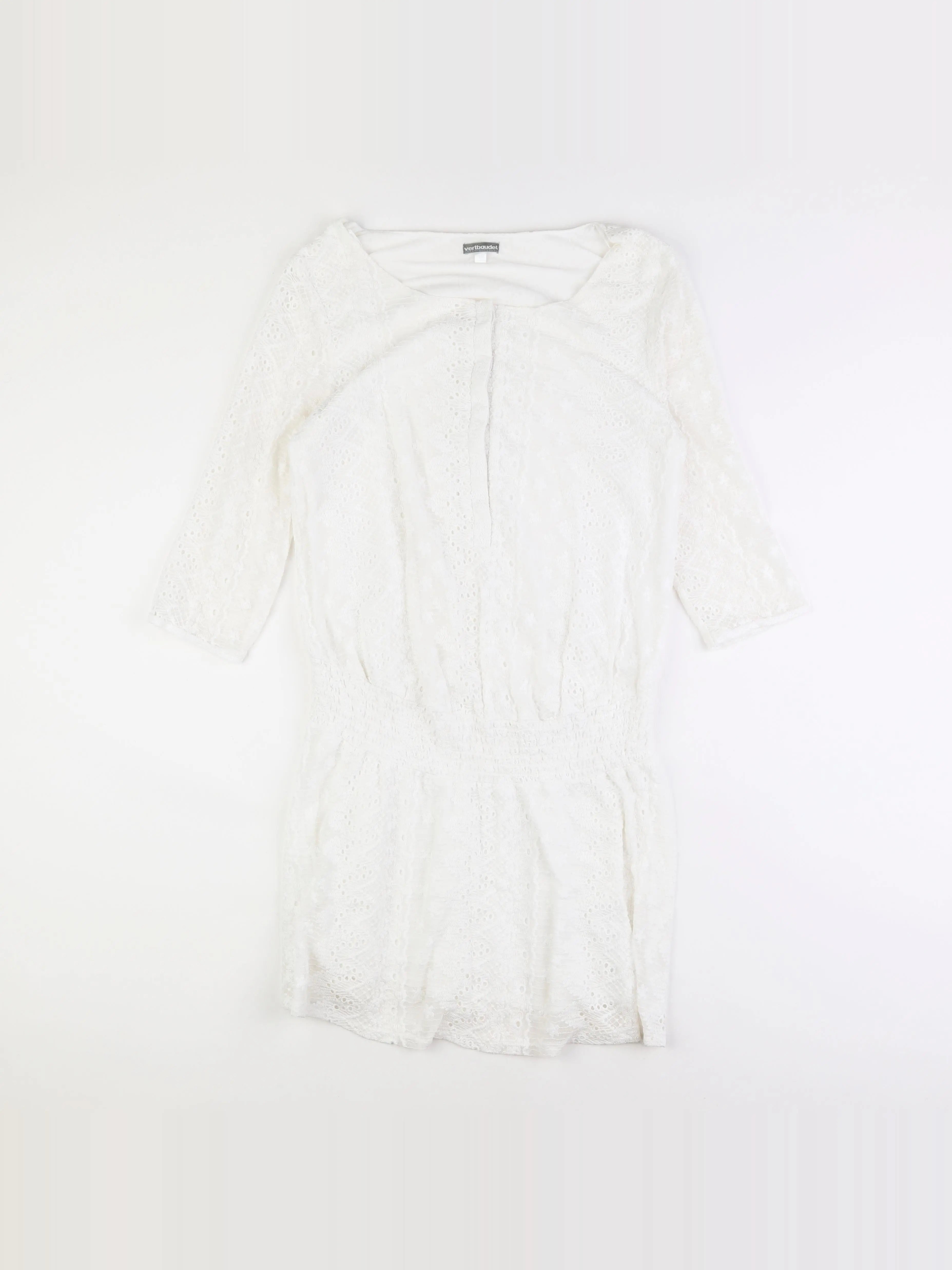 Vertbaudet - robe grossesse blanc - 40