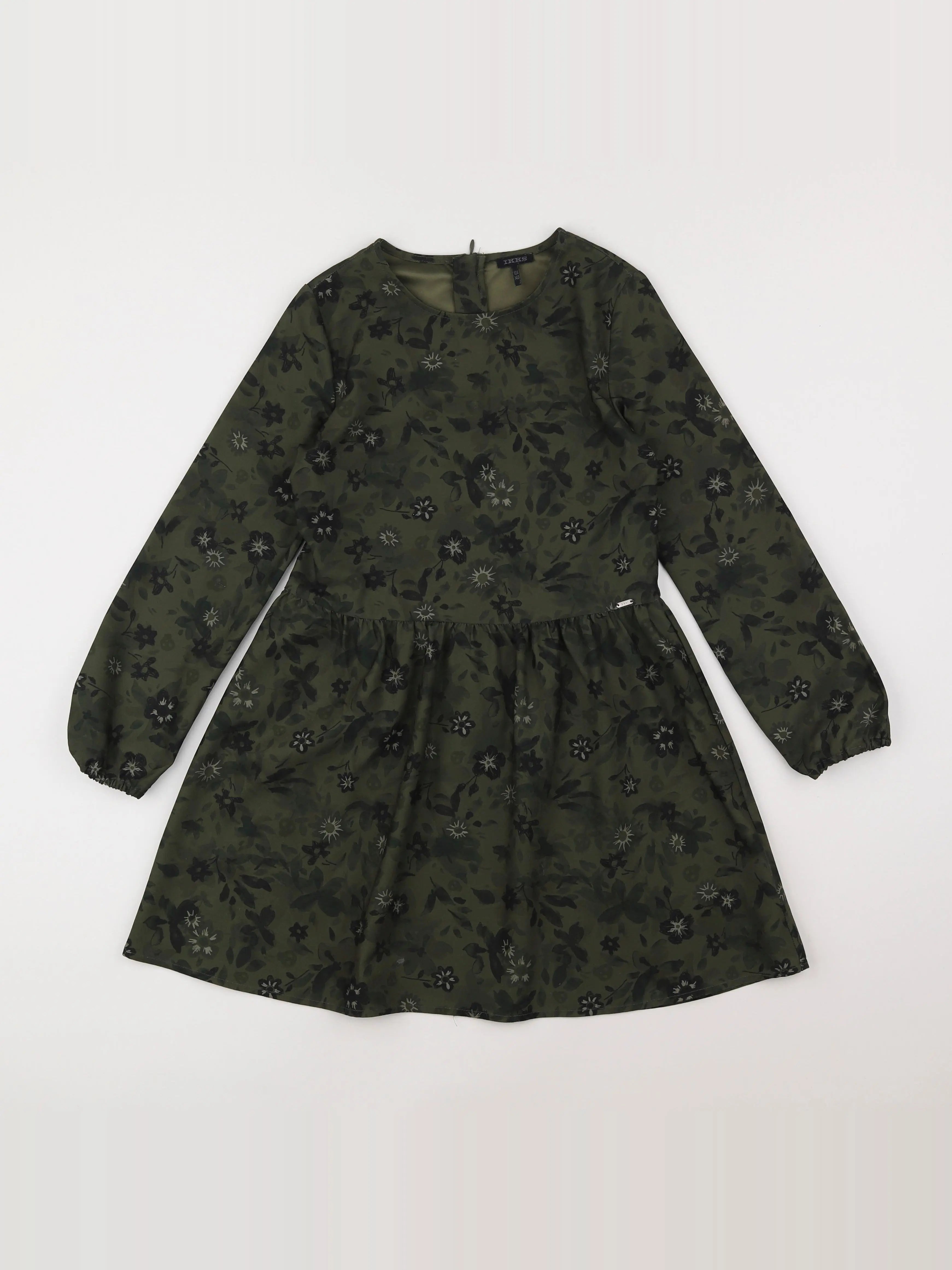 IKKS - robe vert - 10 ans