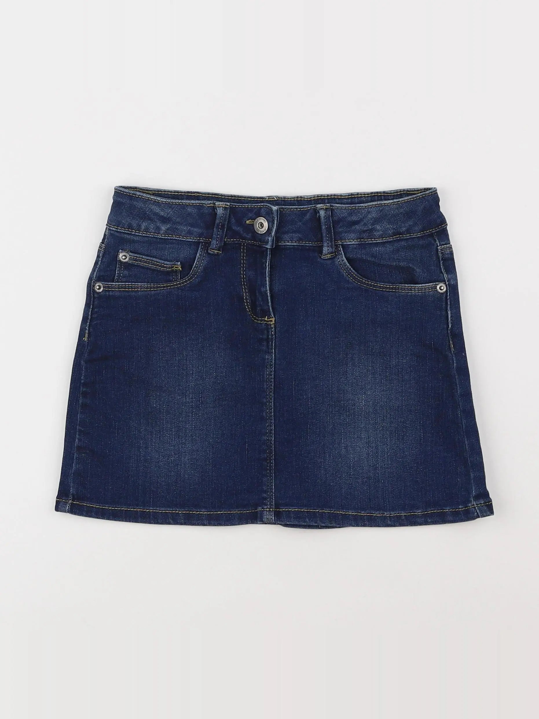 Vertbaudet - jupe bleu - 7 ans