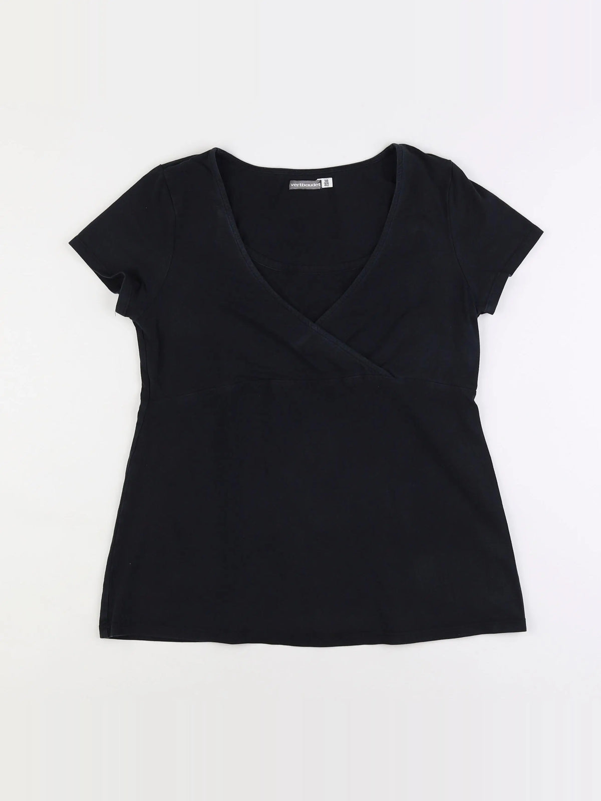 Vertbaudet - tee-shirt grossesse noir - 38 à 40