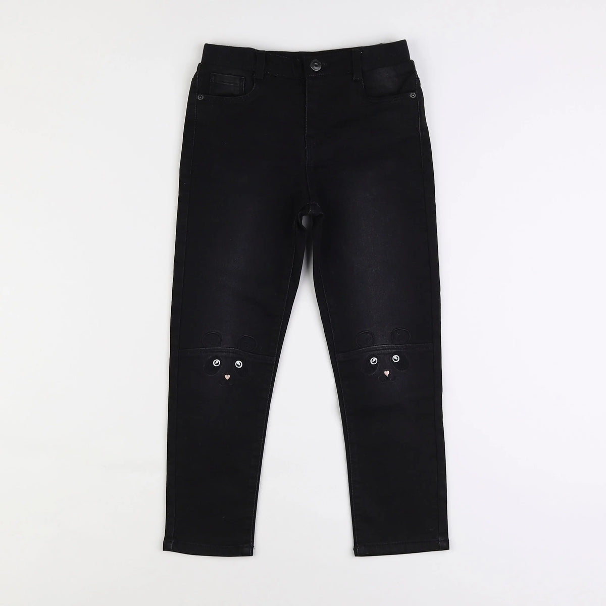 Vertbaudet - jean noir - 8 ans
